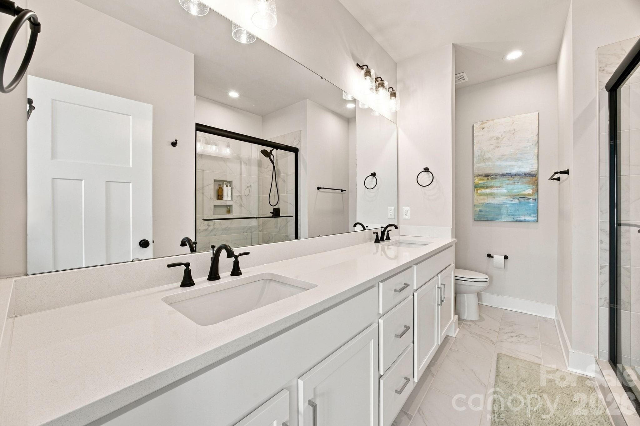 Dual vanity in primary bath - 2303 Rozzelles Ferry Road, Charlotte
