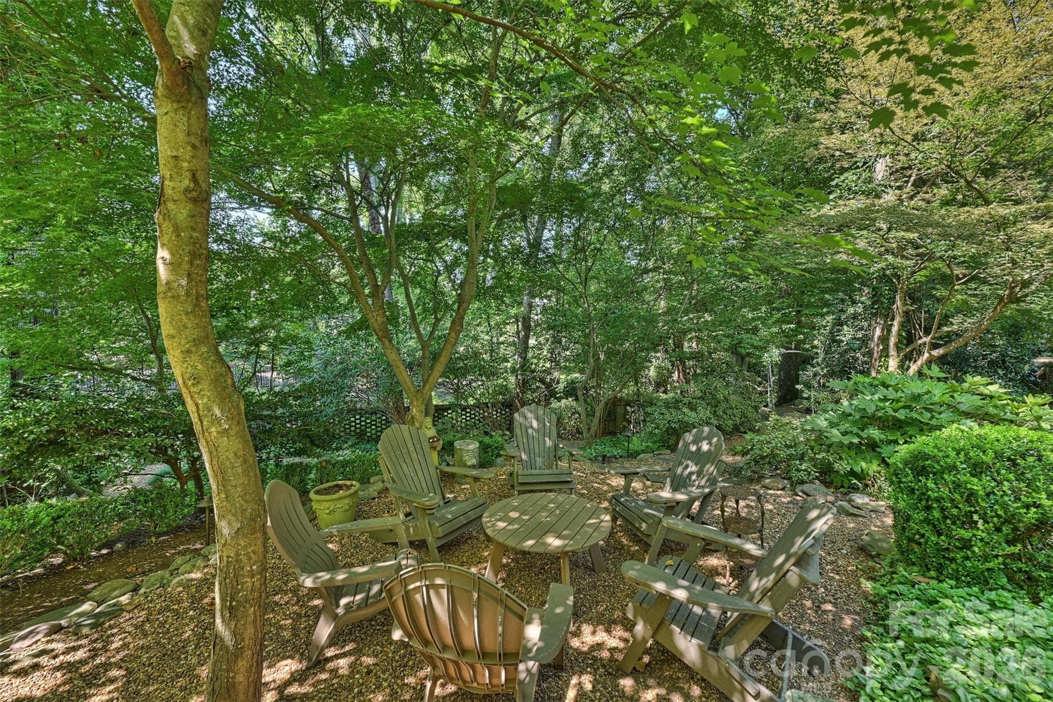The backyard is truly unforgettable! - 2115 Foxcroft Woods Lane, Charlotte