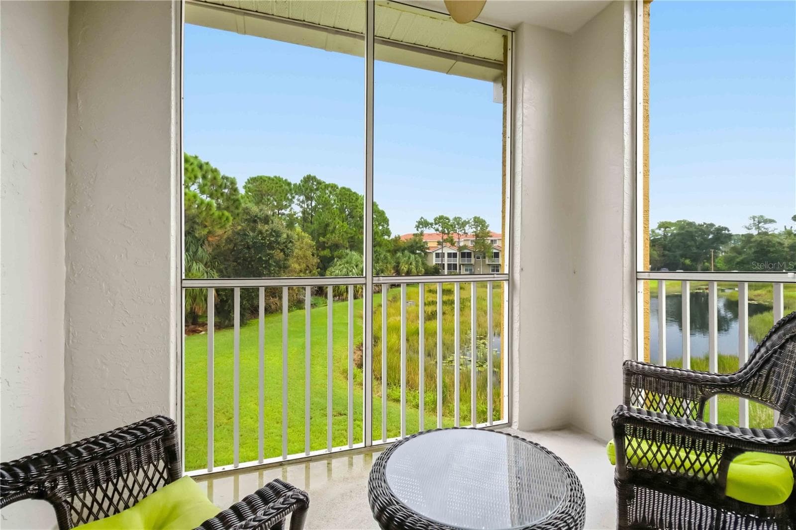 Private Balcony Overlooking Pond and Preserves - 5601 BENTGRASS DR #10-117, SARASOTA