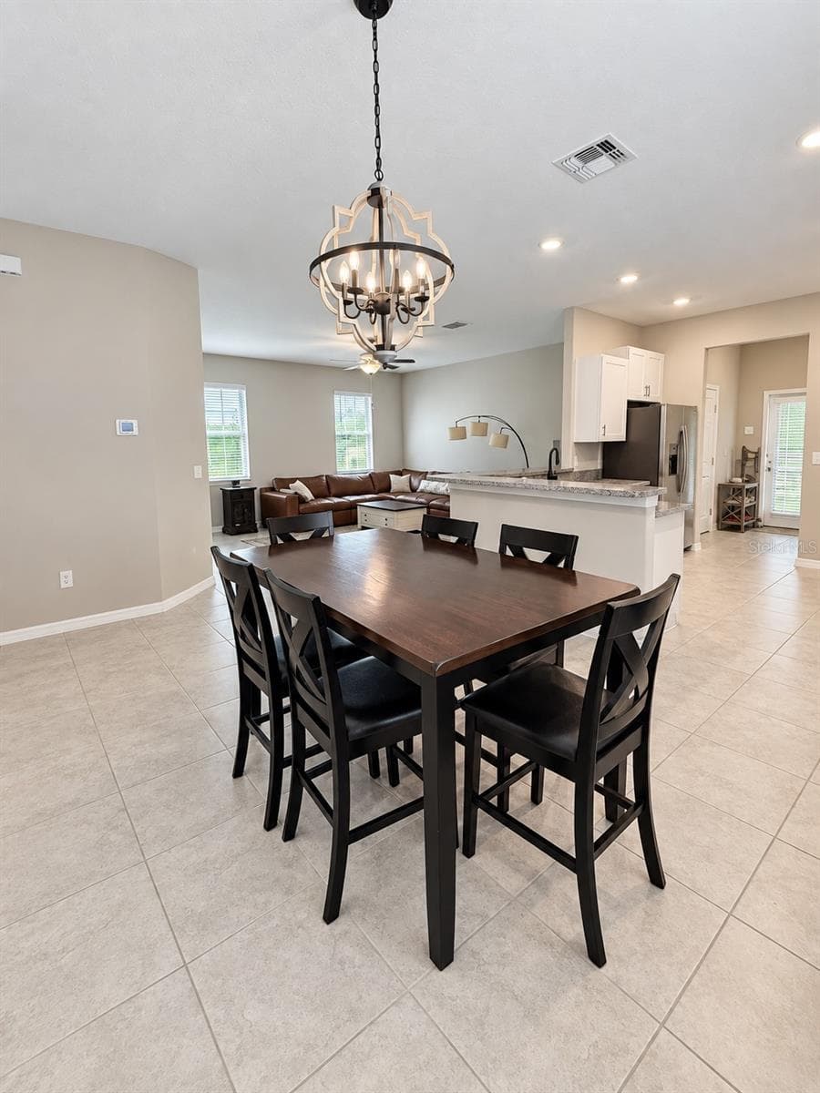 Dining area - 9601 FLOURISH DR, LAND O LAKES