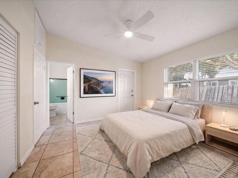 Bedroom Virtually Staged - 533 YELVINGTON AVE, CLEARWATER