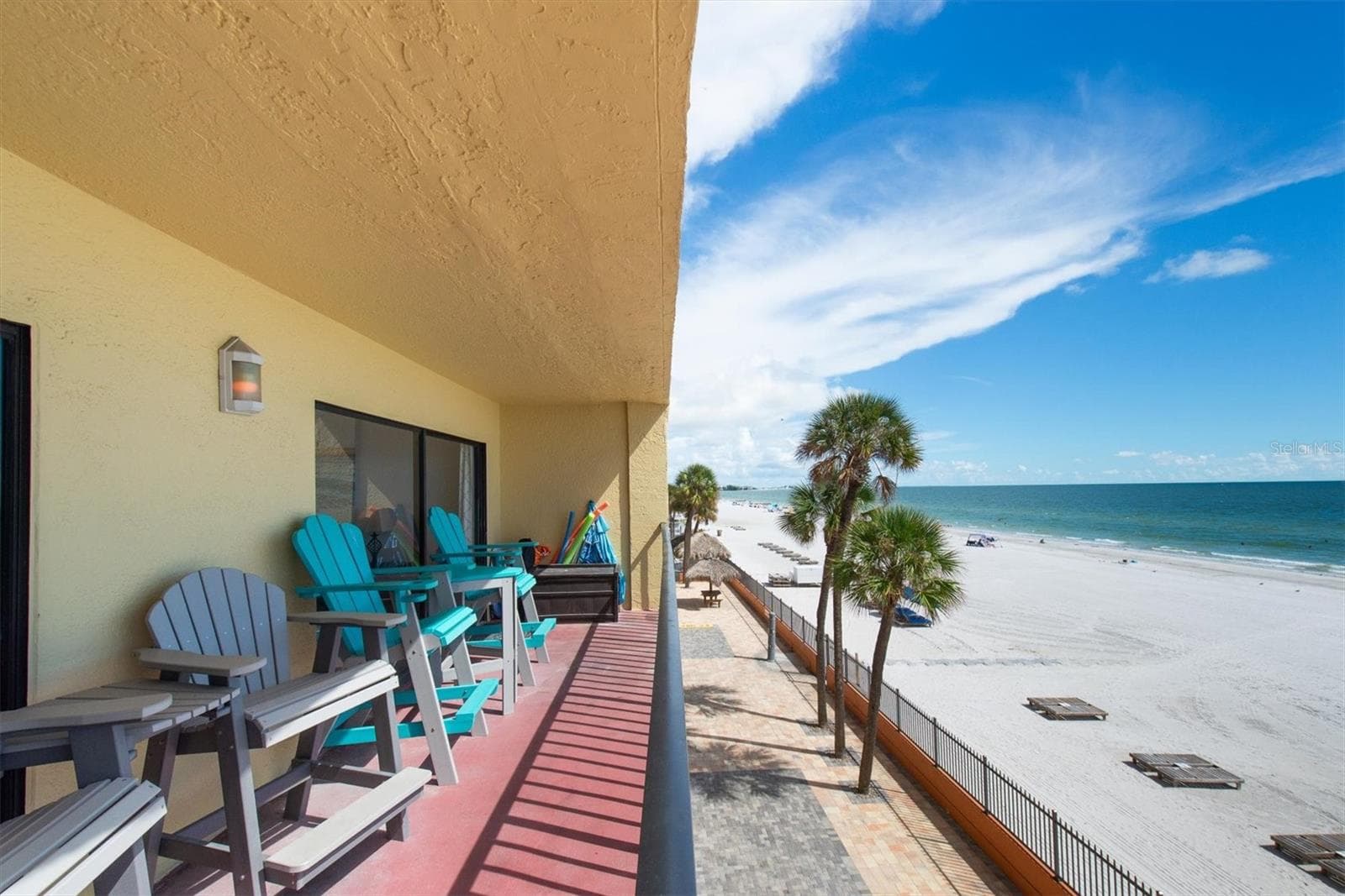 Views of the beach and gulf - 14710 GULF BLVD #206, MADEIRA BEACH