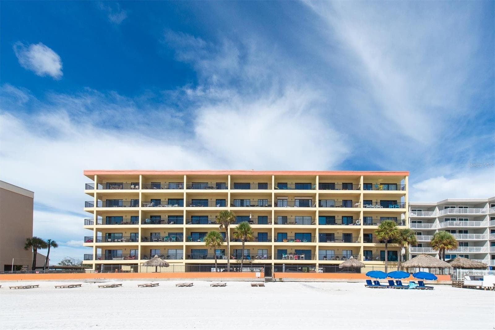 Rear exterior of the building - 14710 GULF BLVD #206, MADEIRA BEACH