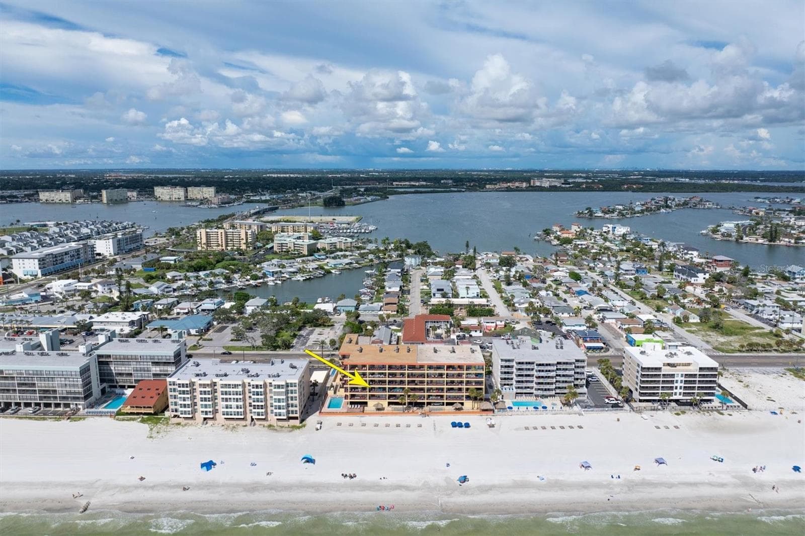 Aerial - 14710 GULF BLVD #206, MADEIRA BEACH