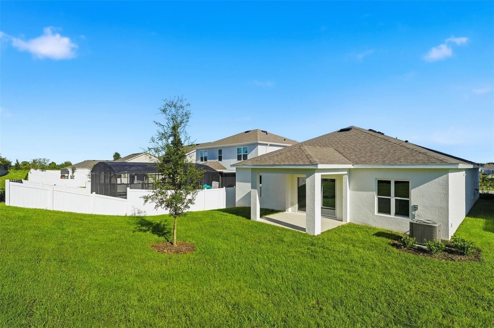 Rear Exterior - 27468 BLACK KITE AVE, HOWEY IN THE HILLS