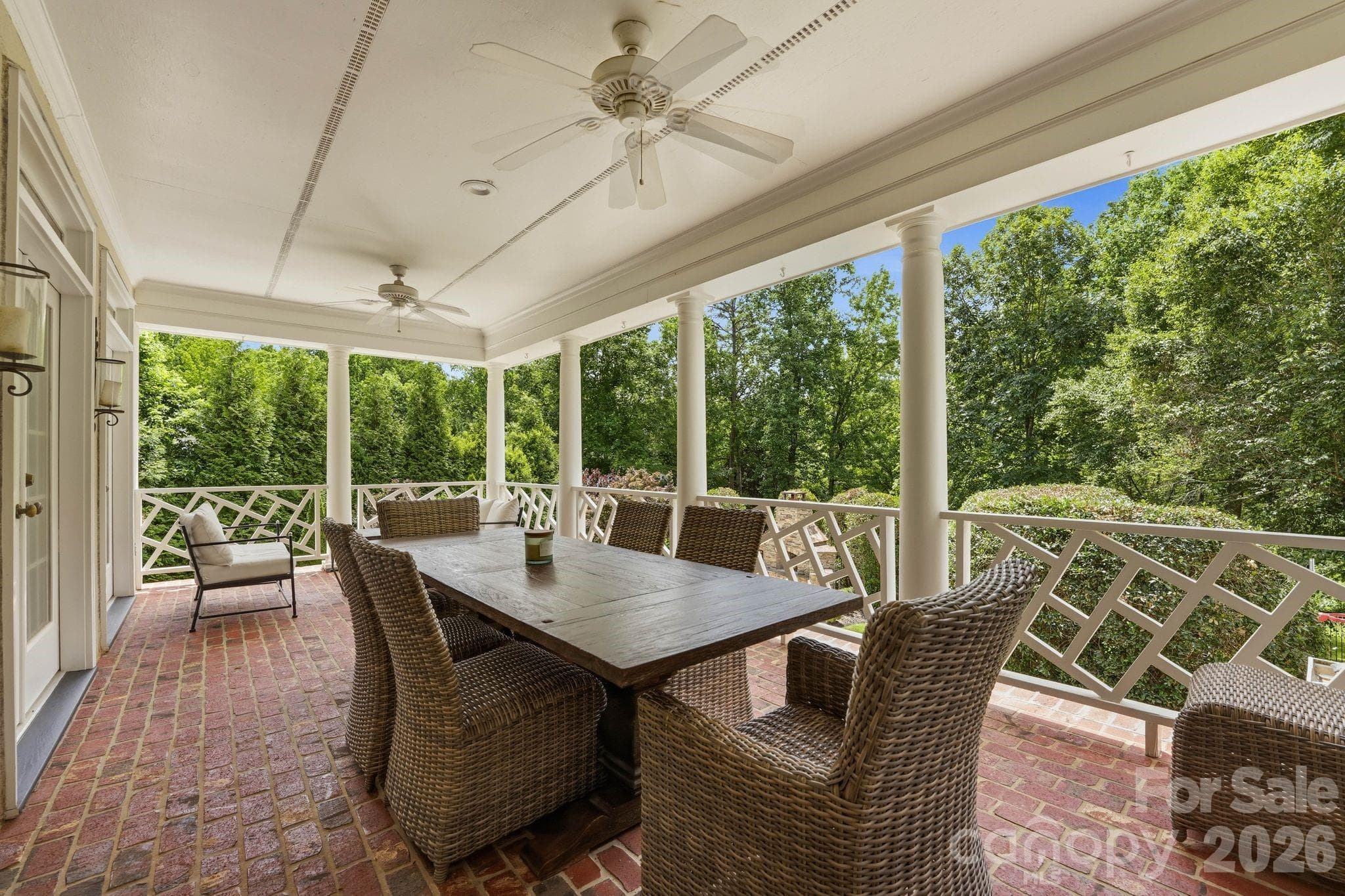 Covered porch - 2611 Oakmeade Drive, Charlotte