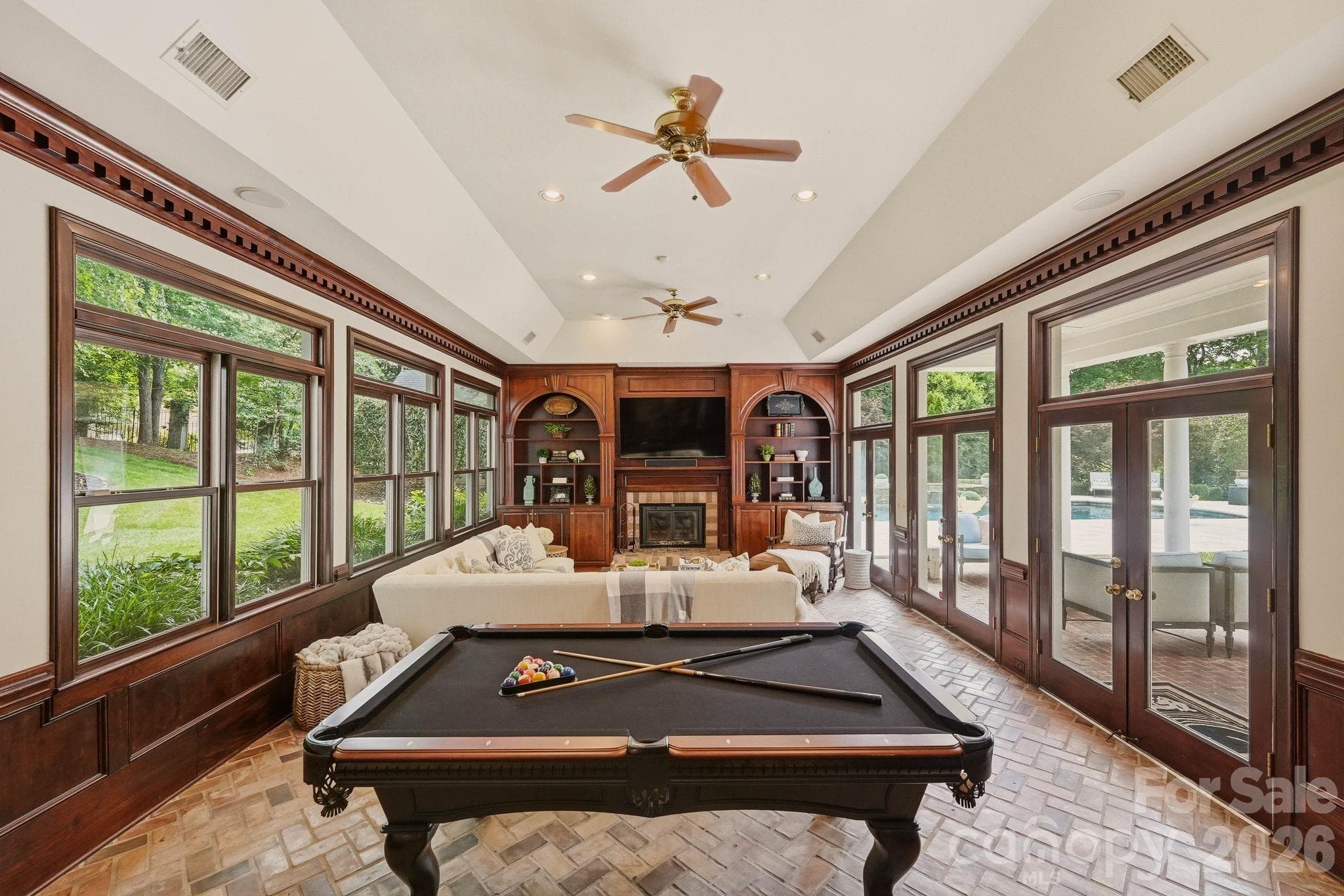 Basement family room - 2611 Oakmeade Drive, Charlotte