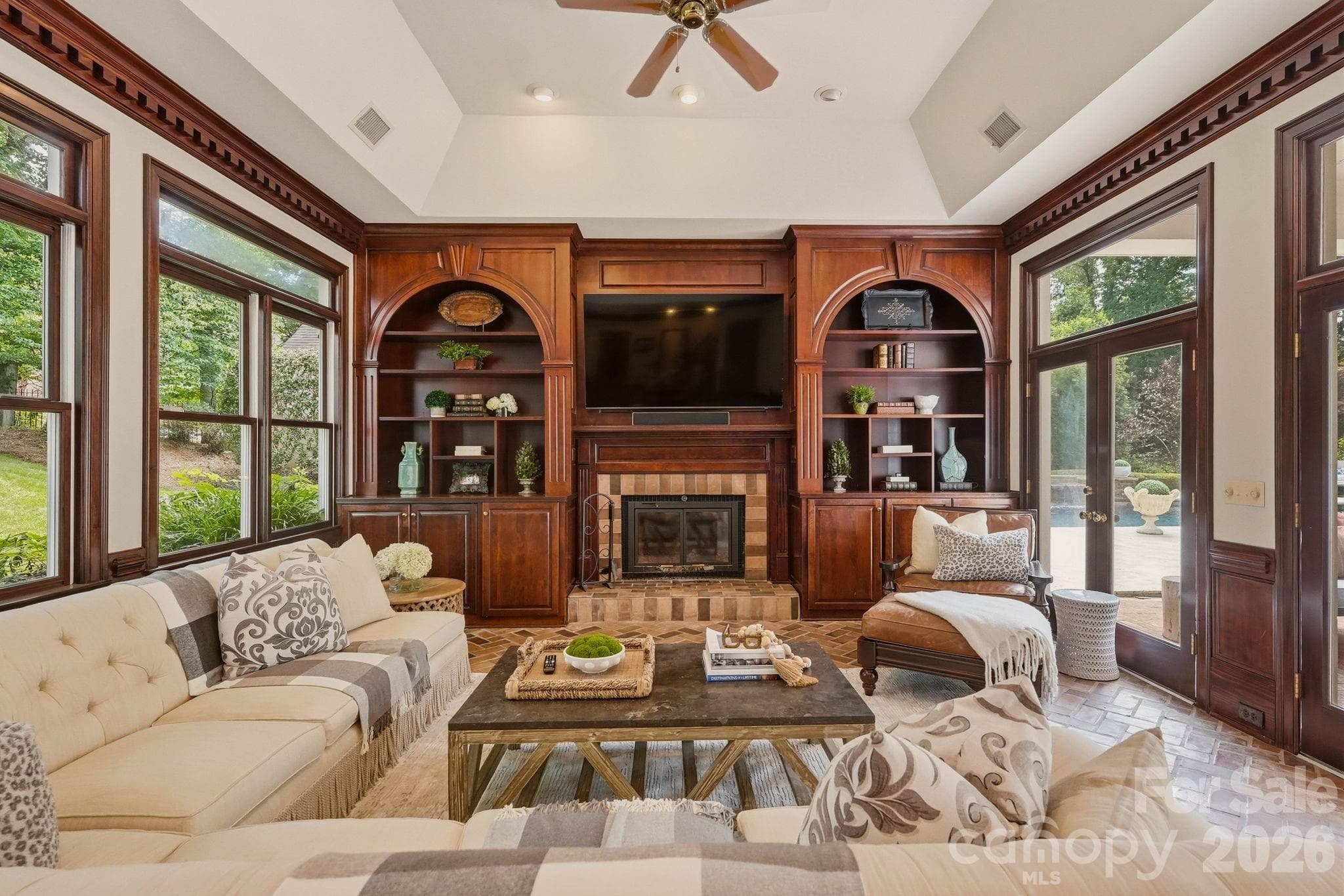 Basement family room - 2611 Oakmeade Drive, Charlotte