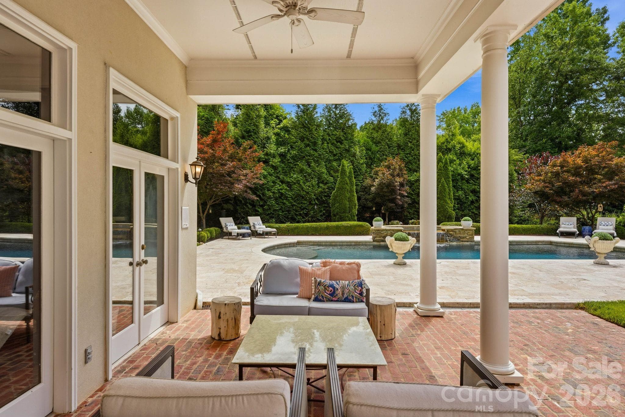 Covered patio - 2611 Oakmeade Drive, Charlotte