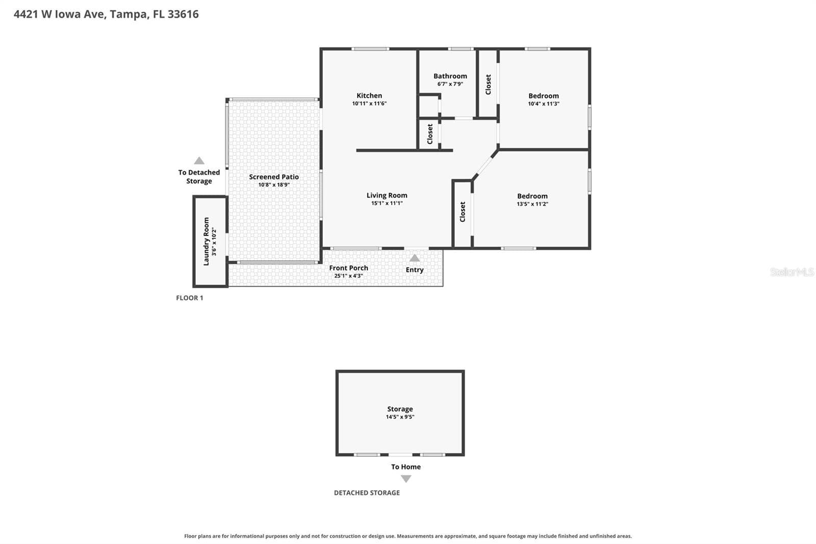 Single Family Residence at 4421 W IOWA AVE, TAMPA, photo 3 of 40