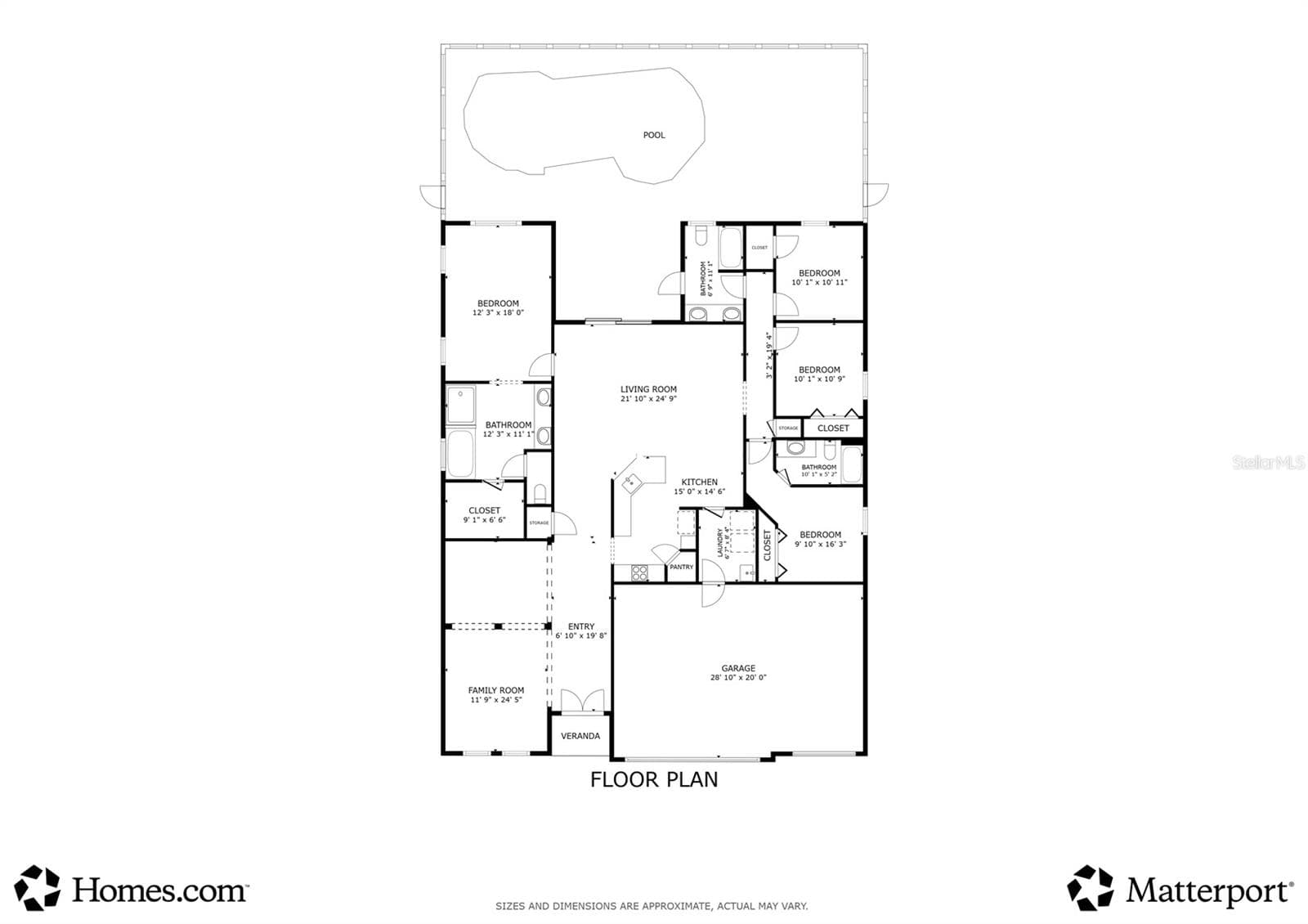 Floor Plan - 13481 TRASCORO LN, PORT CHARLOTTE