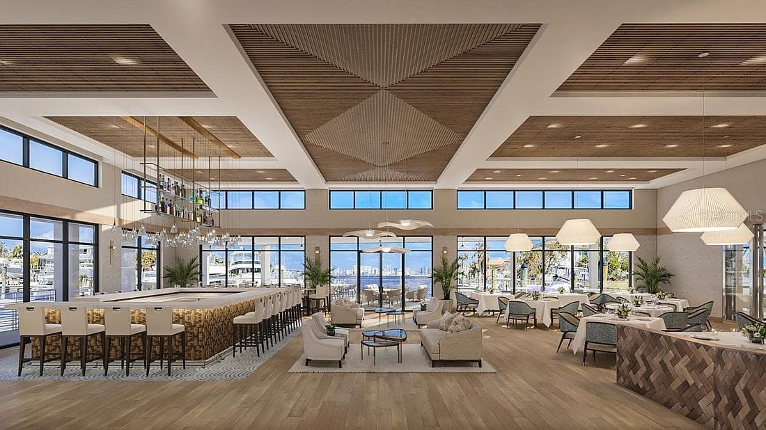 Bird Key Yacht Club interior rendering - 101 SEAGULL LN, SARASOTA