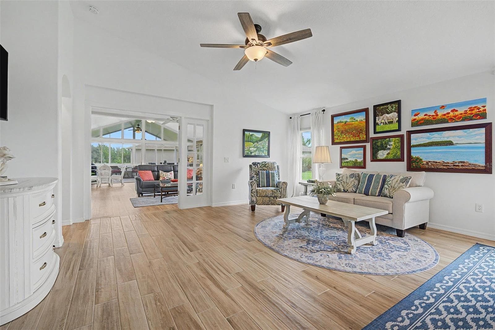 WOW! Look at the exterior view with new French doors! - 12027 FERN TERRACE CT, TRINITY