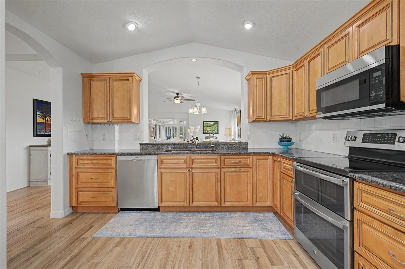 Vaulted ceiling with recessed lighting - 12027 FERN TERRACE CT, TRINITY