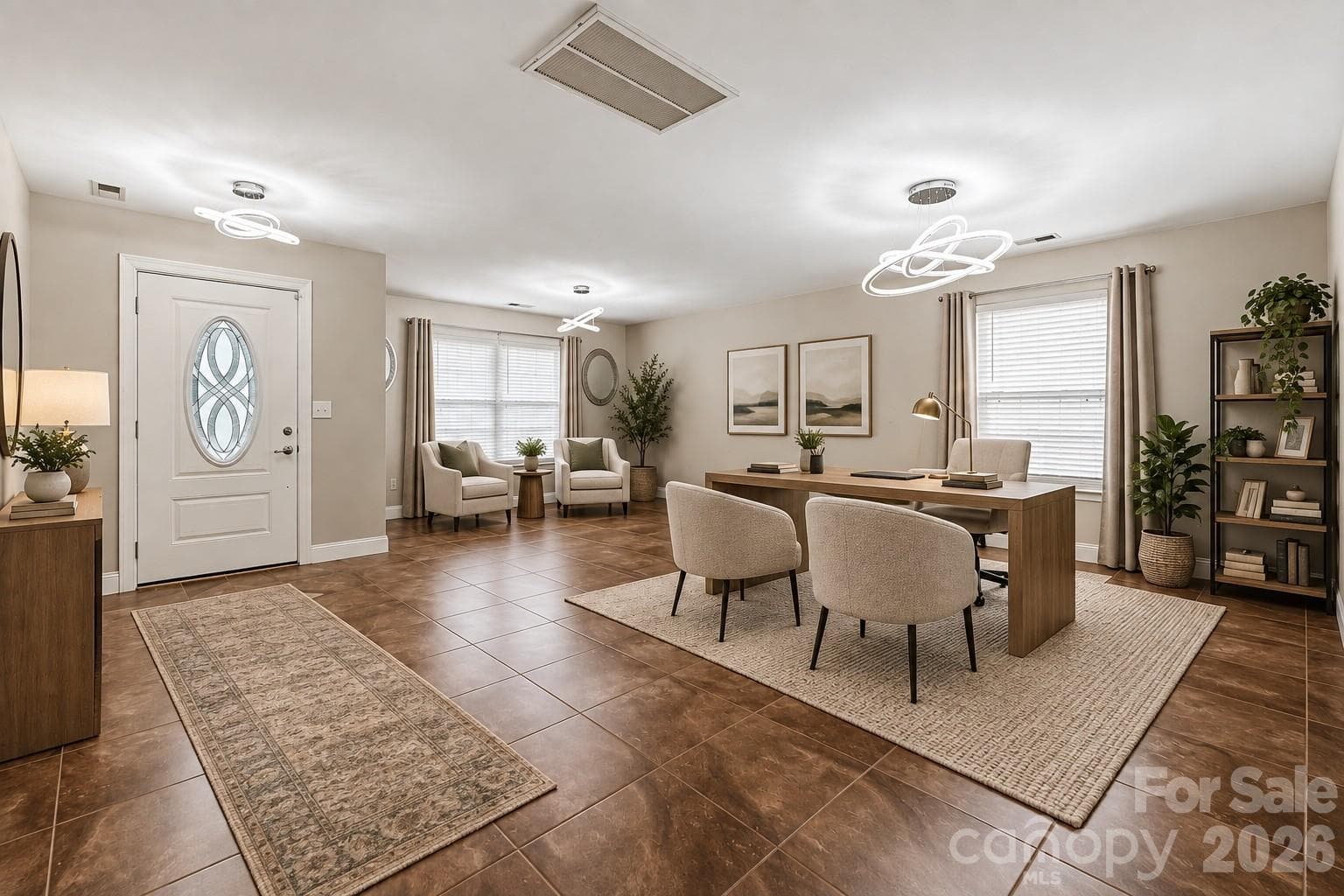 Virtually Staged - Dining Room/Formal Sitting area - 6324 Carpentaria Court, Charlotte