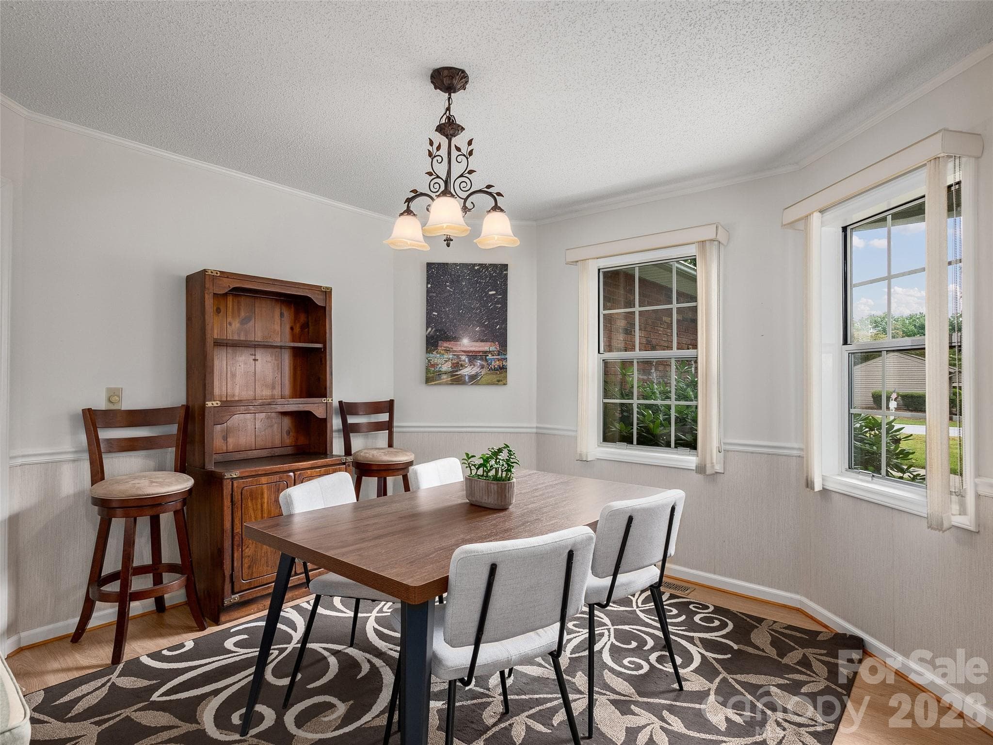 Light-filled dining room with multiple windows.  Perfect for family dinners or entertaining - 5 St Andrews Drive, Etowah
