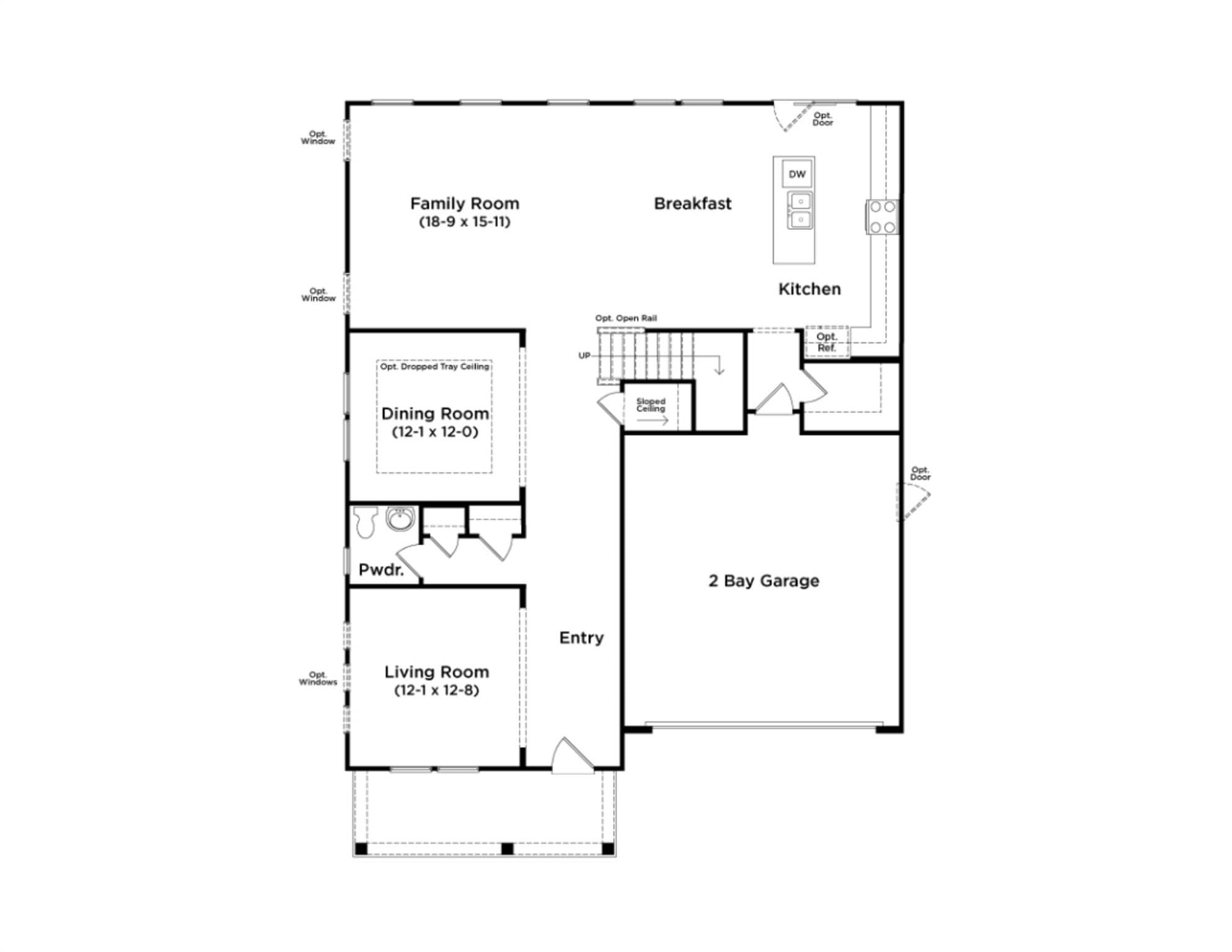 Floor Plan Schematic - 1288 Aft Lane, York