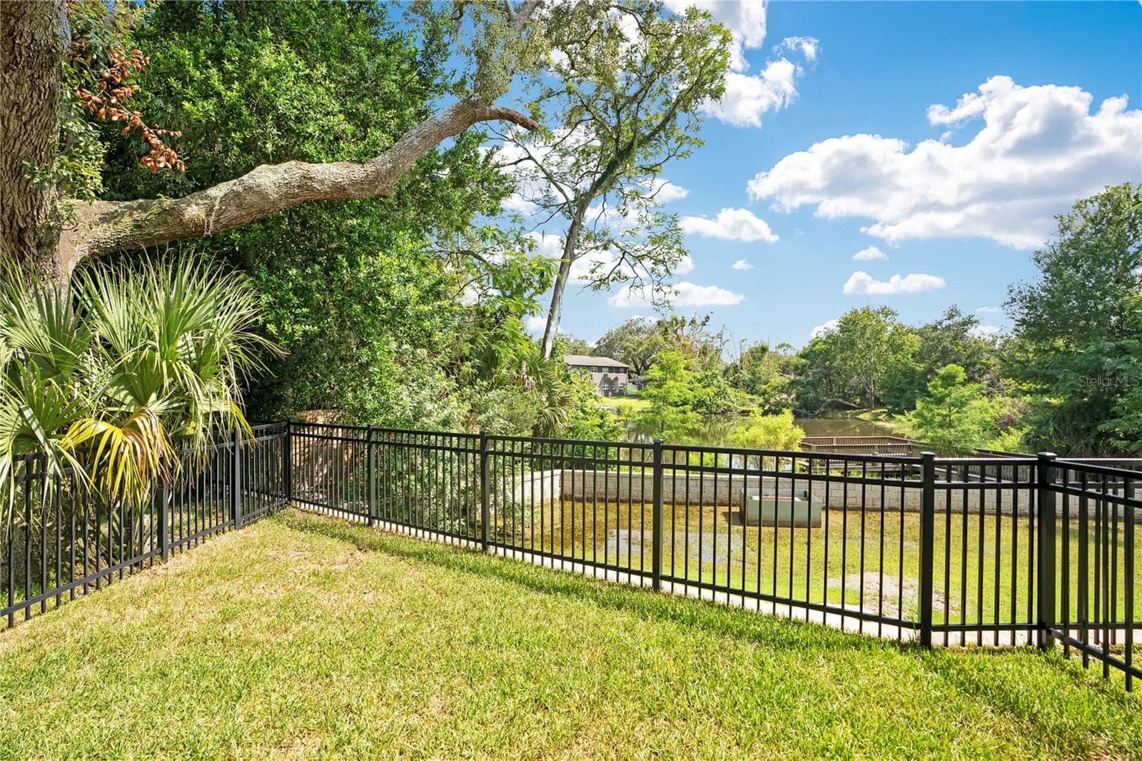 Fully fenced in yard over looking Lake Compton and Spier - 1927 S LAKEMONT AVE, WINTER PARK