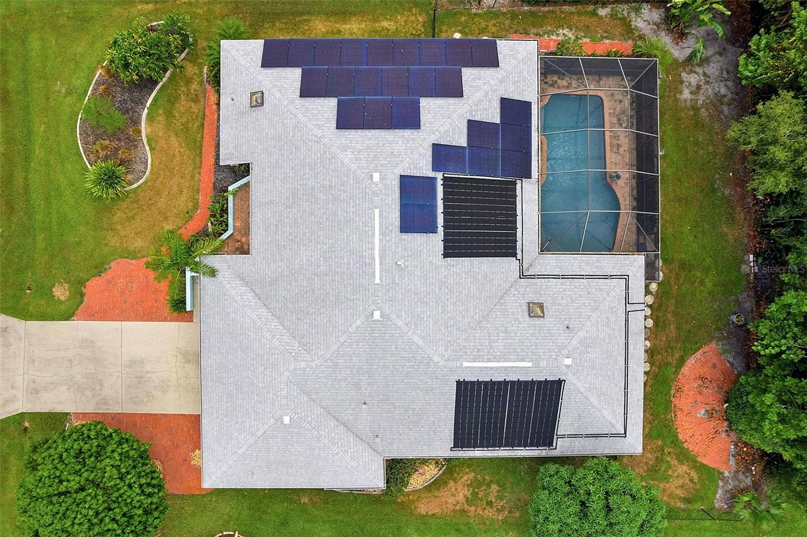 Above view of the home - 339 BARCELONA ST, PUNTA GORDA