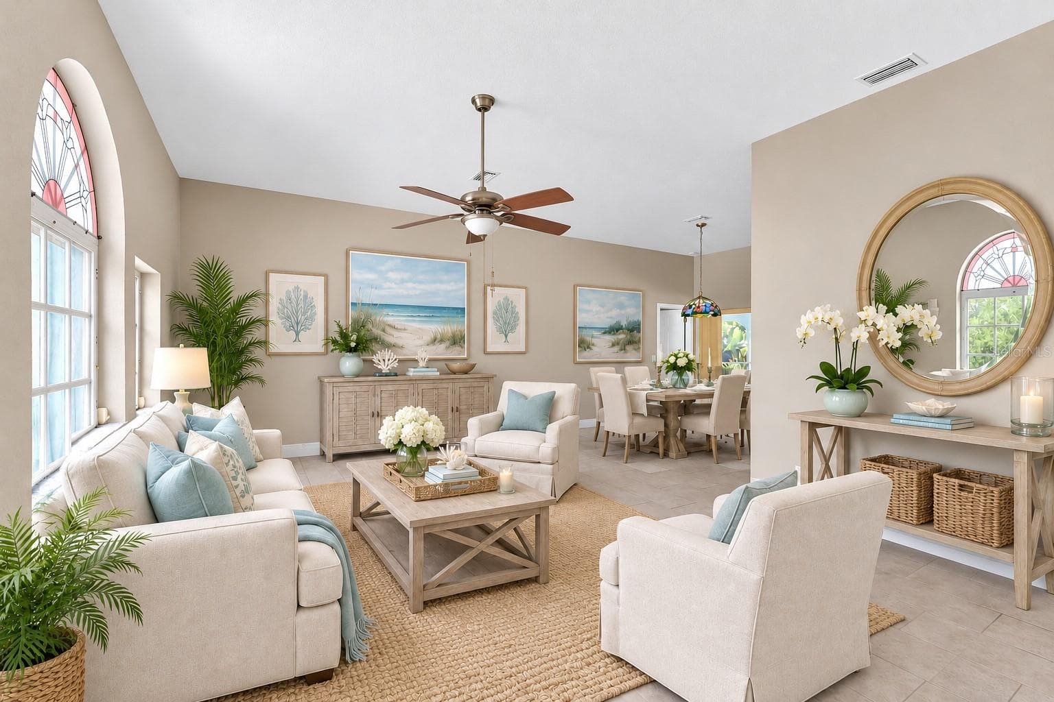 Front Livingroom - 339 BARCELONA ST, PUNTA GORDA