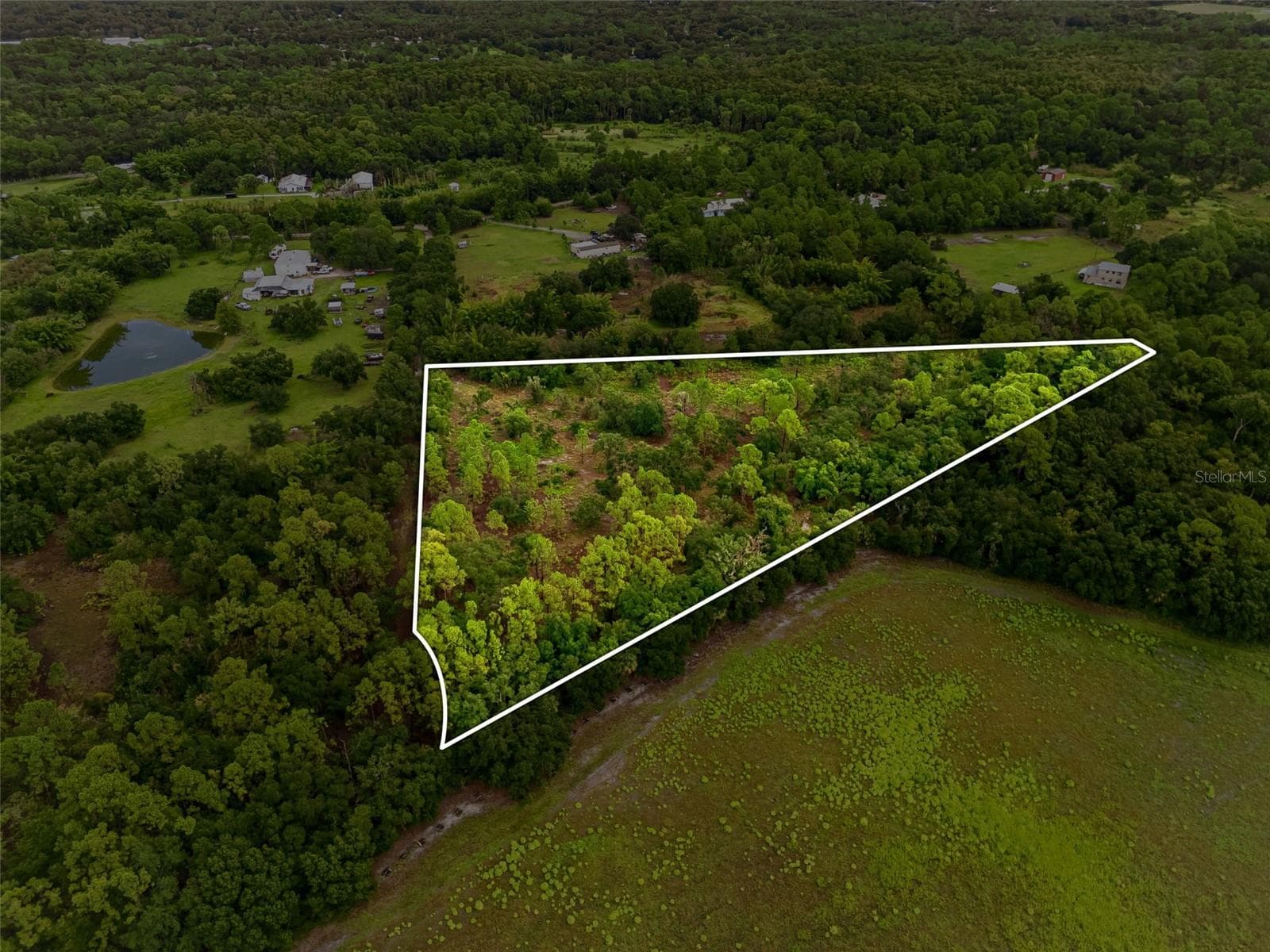 Electric cana be run from the power located behind the property - 14020 CYPRESS LN, WIMAUMA