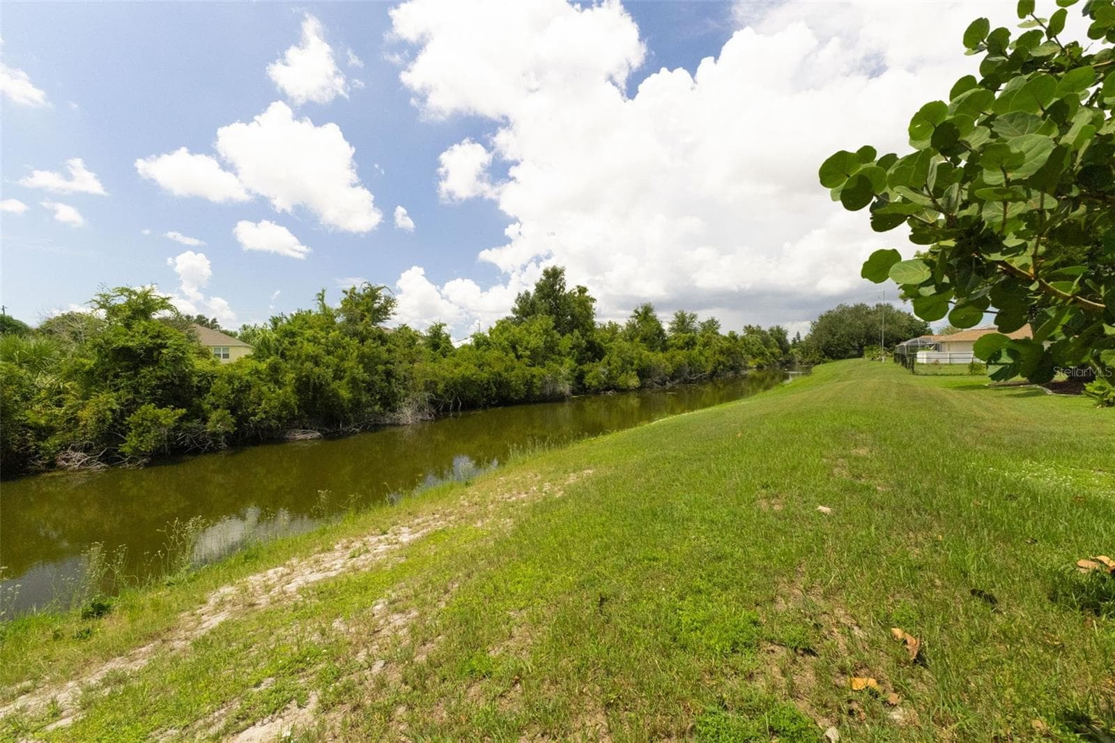 Canal Behind Home - 339 BARCELONA ST, PUNTA GORDA