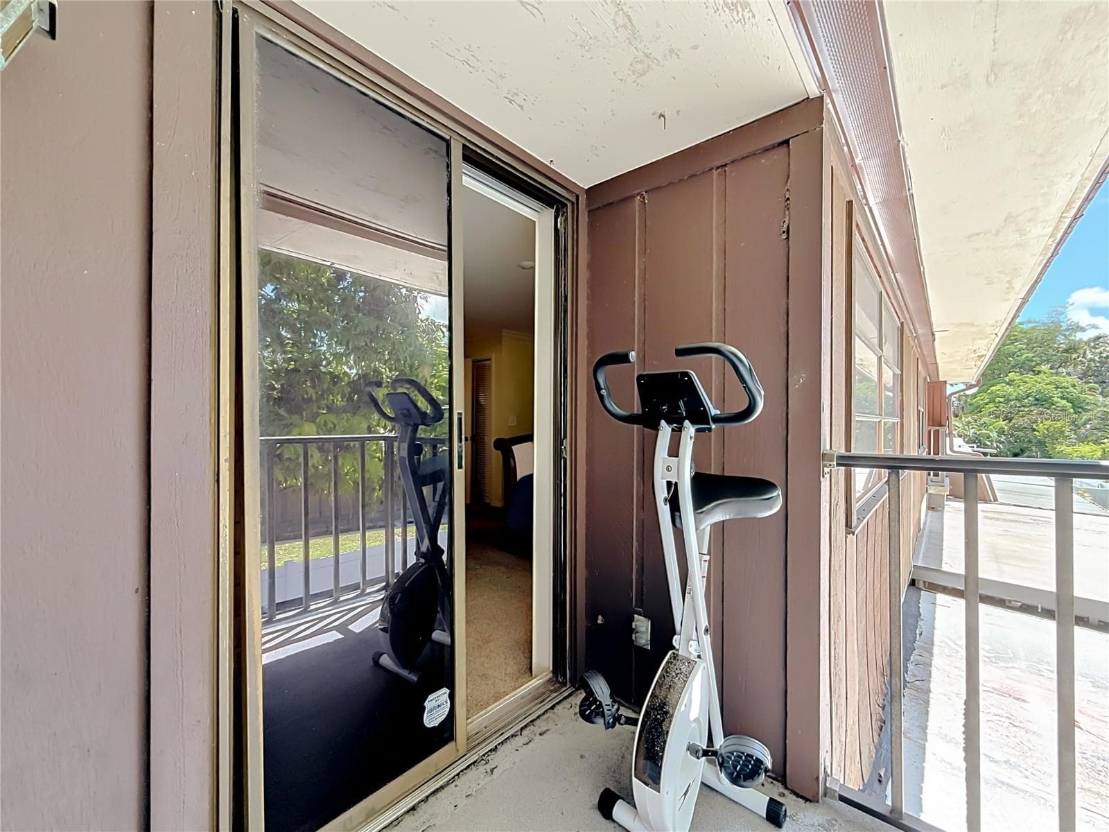 Veranda accessible from the Master Bedroom - 8830 DR MARTIN LUTHER KING JR ST N #UNIT 2B, ST PETERSBURG