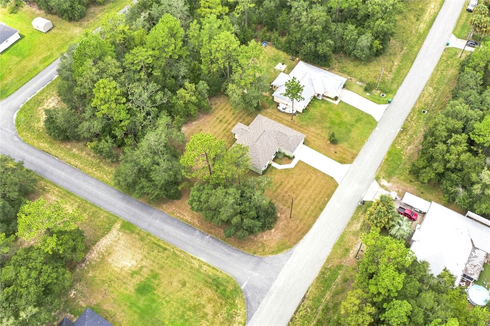 Overhead Street View - 7390 N IRELAND DR, DUNNELLON