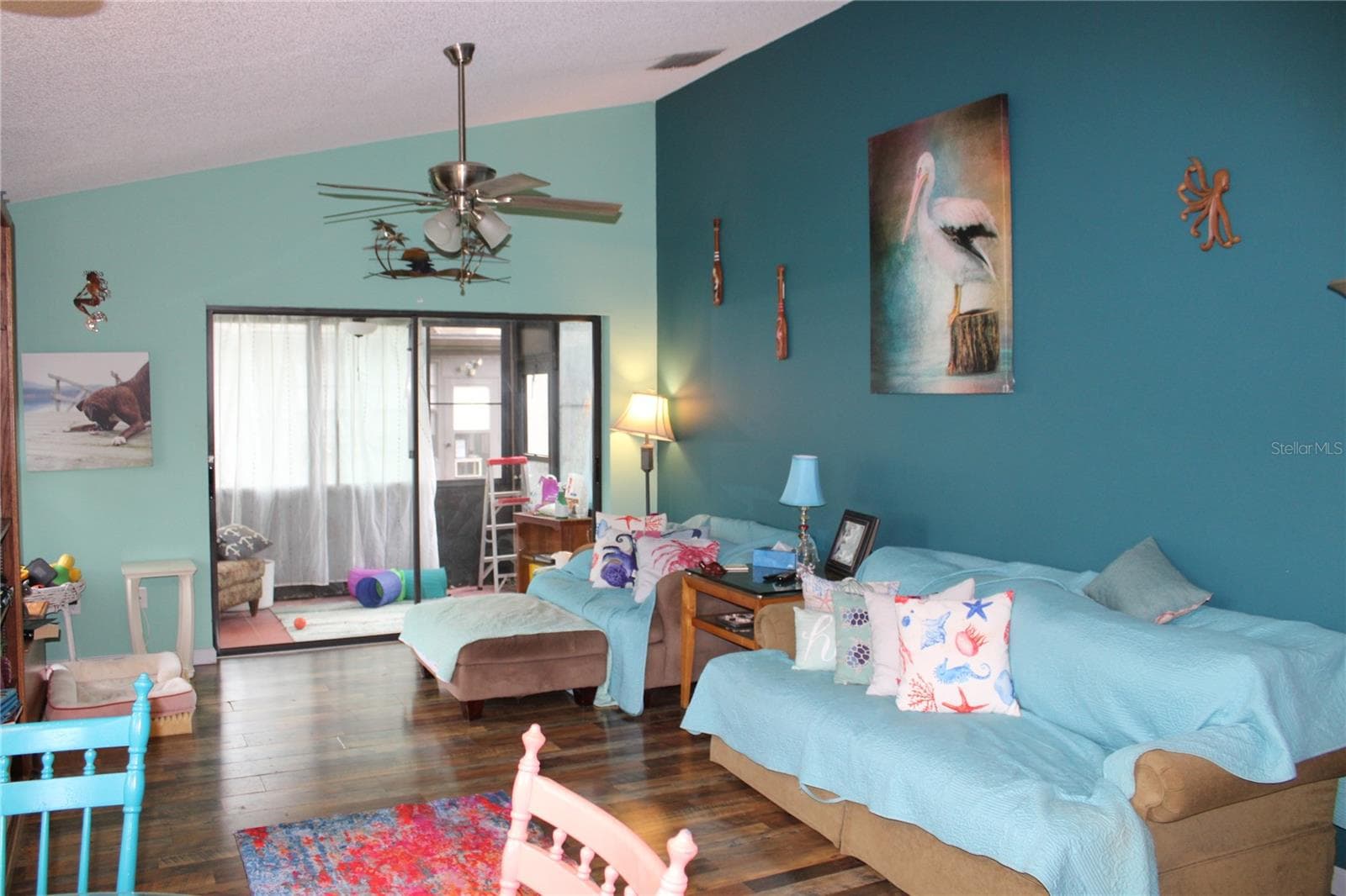 Big living room with cathedral ceilings. - 1671 HAMILTON CT #2102, DUNEDIN