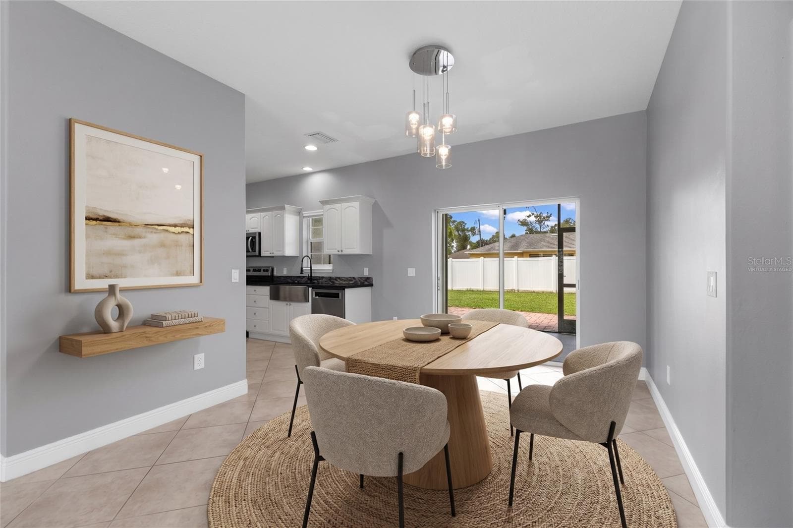 Virtually staged Dining room - 2739 ATWATER DR, NORTH PORT
