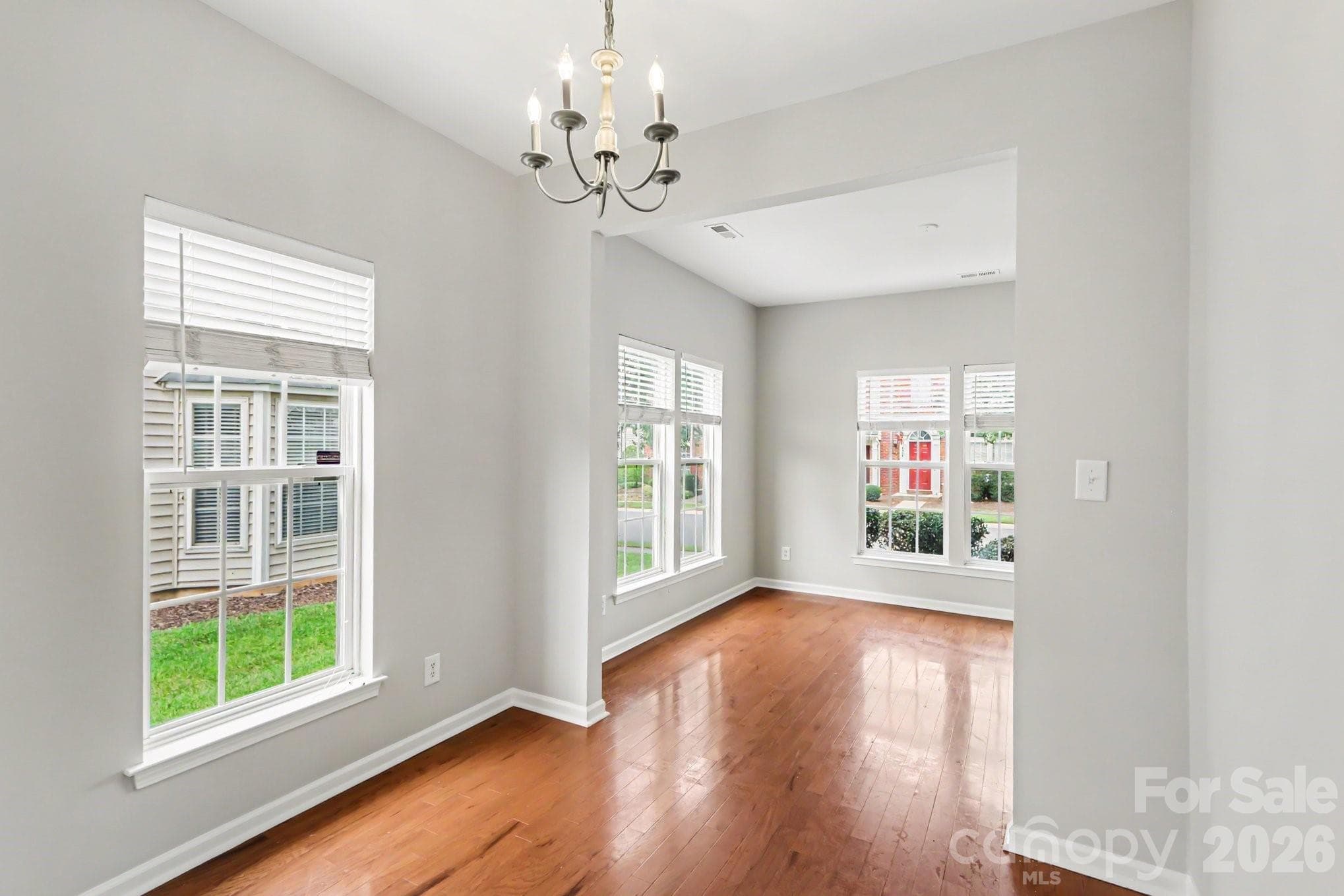 Dining area to kitchen - 4960 Sunburst Lane, Charlotte
