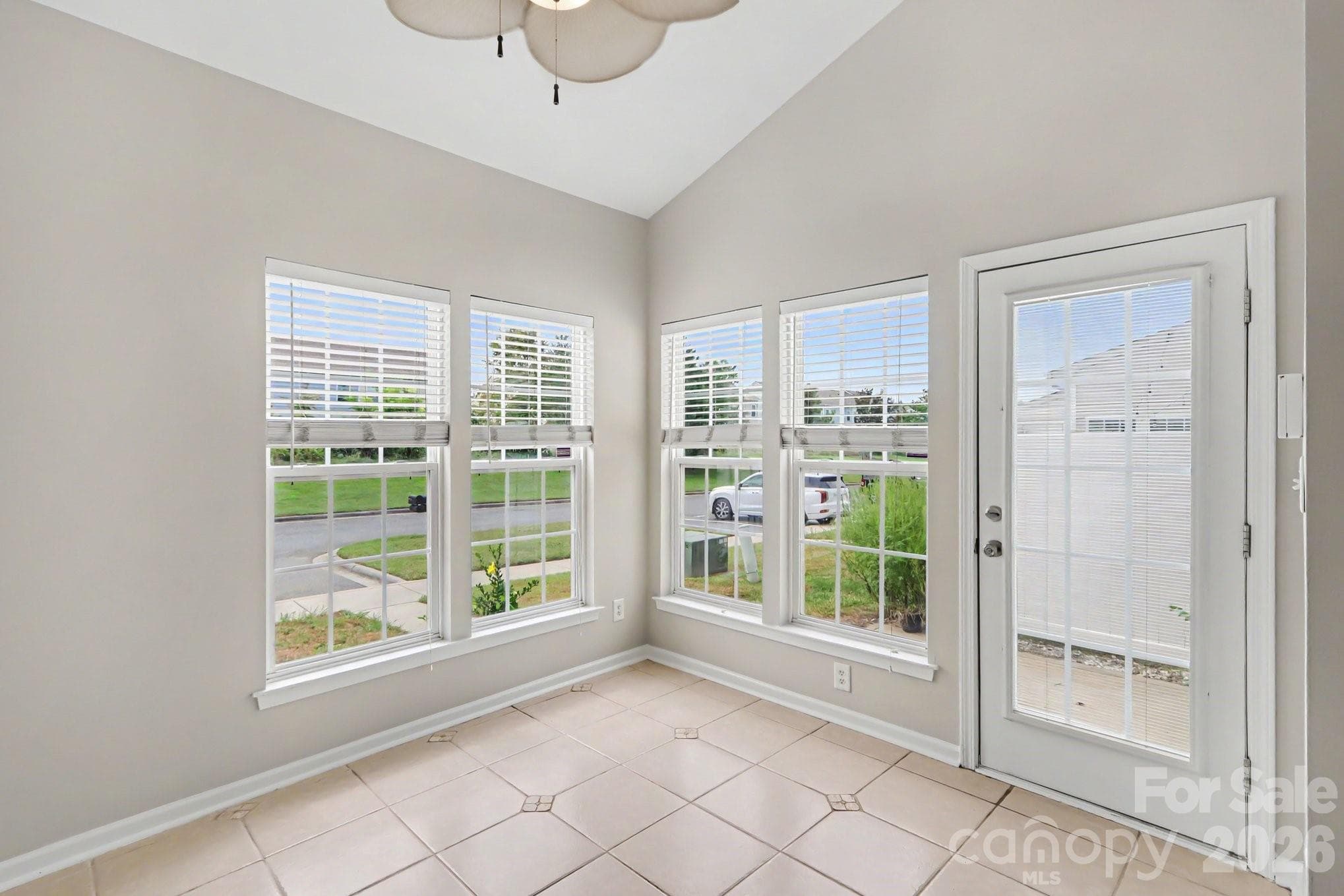 Sunroom with backdoor - 4960 Sunburst Lane, Charlotte