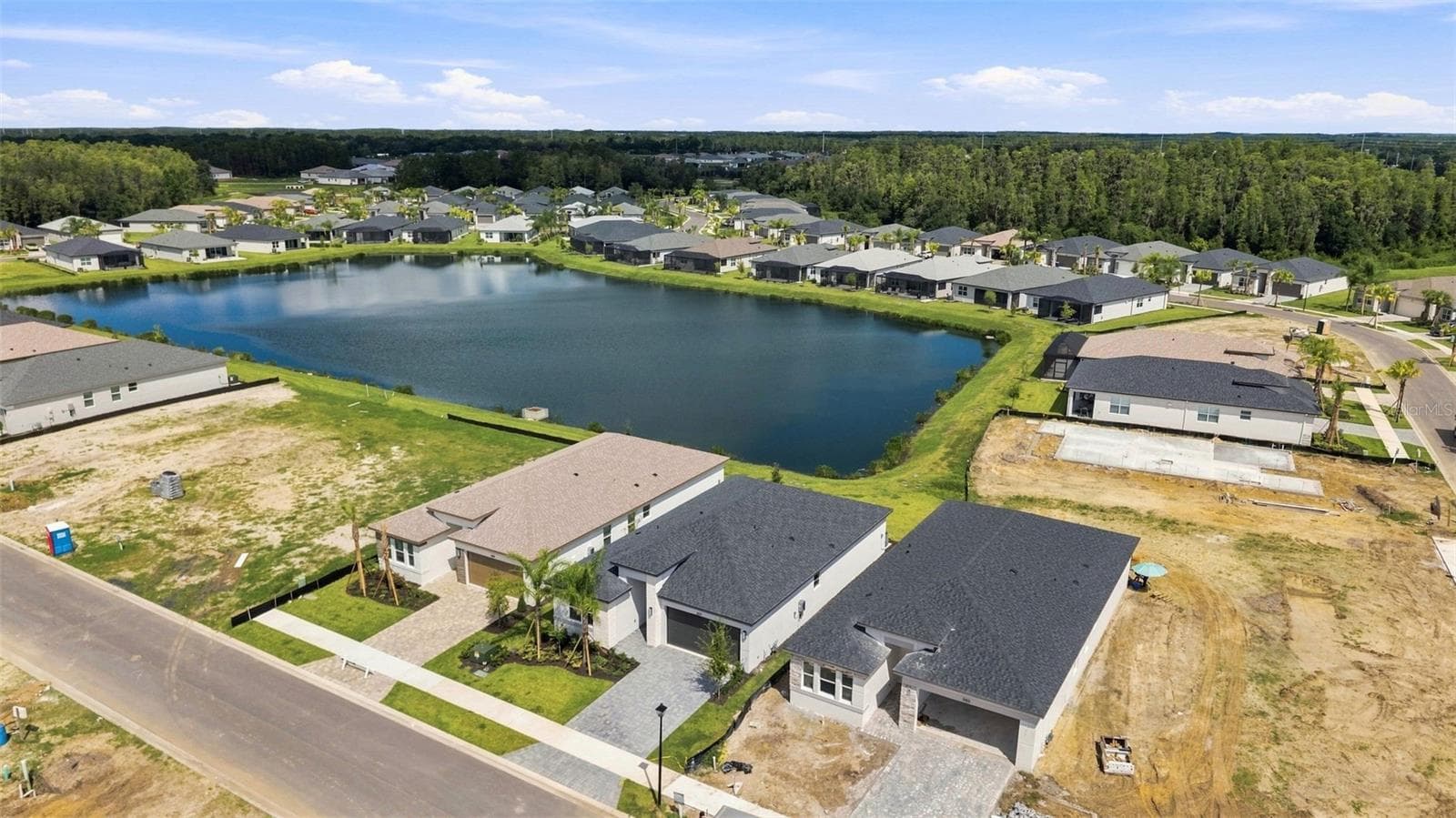 Water Lot With Pretty Water Views. - 3427 MALTA AVE, WESLEY CHAPEL
