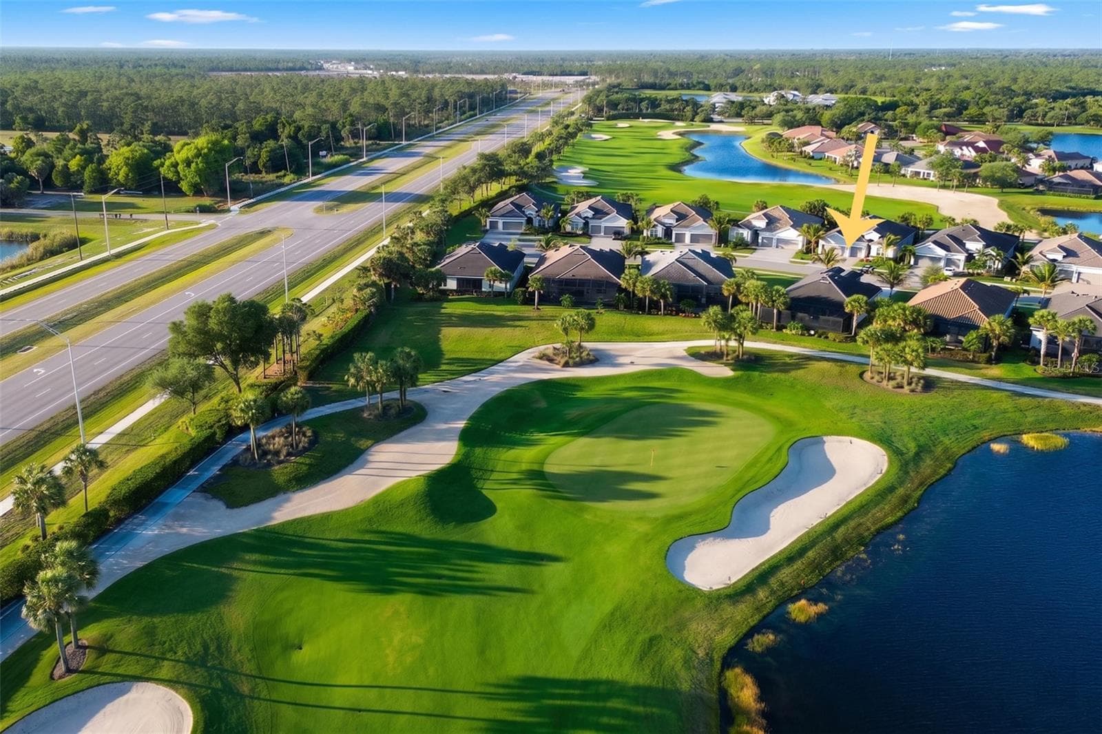 Aerial View of Back - 25228 KEYGRASS CT, PUNTA GORDA