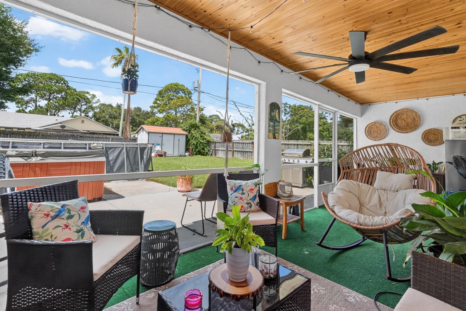 BACK PORCH - 3216 UMBRELLA TREE, EDGEWATER
