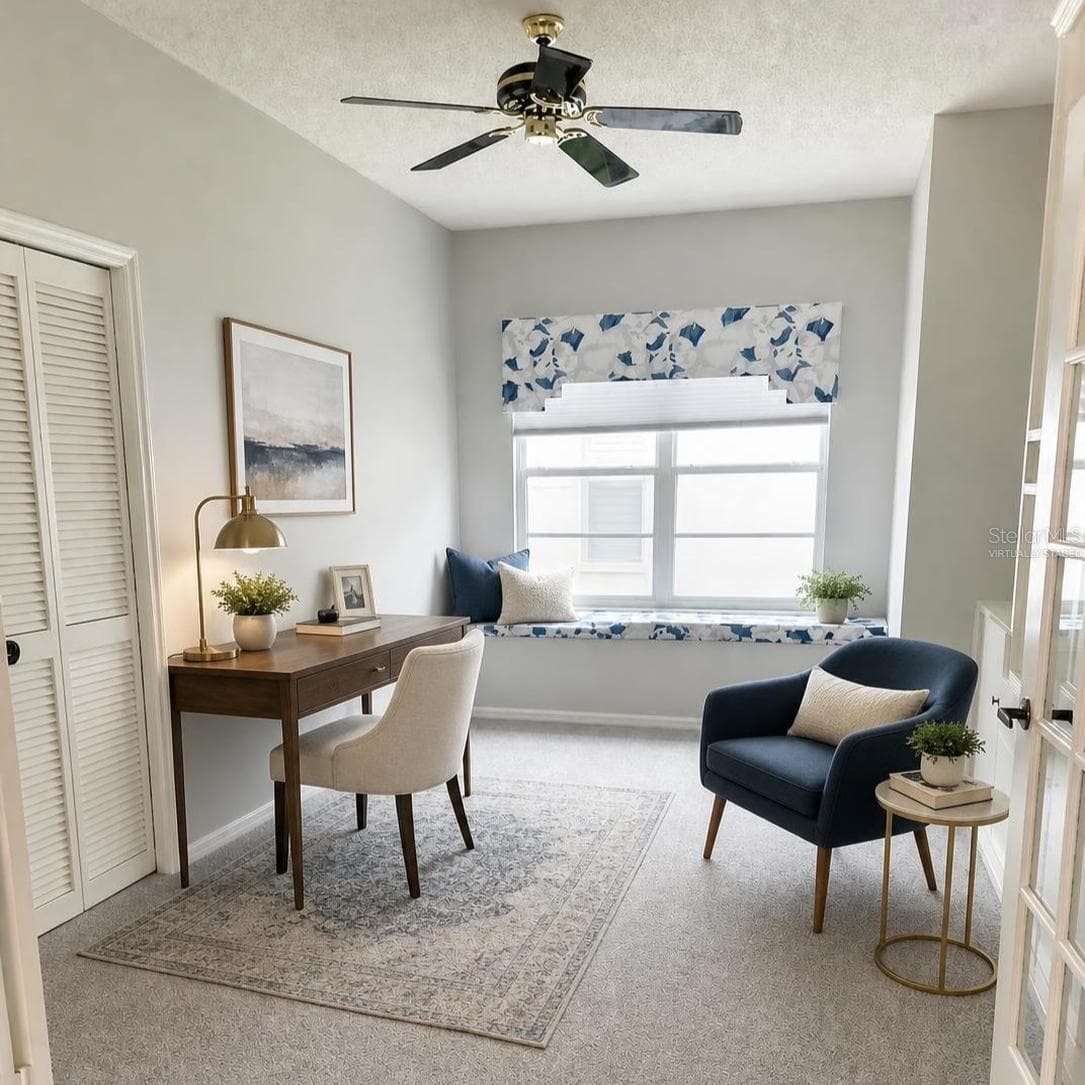 Den / 3rd Bedroom Virtually Staged - 1063 DARTFORD DR, TARPON SPRINGS