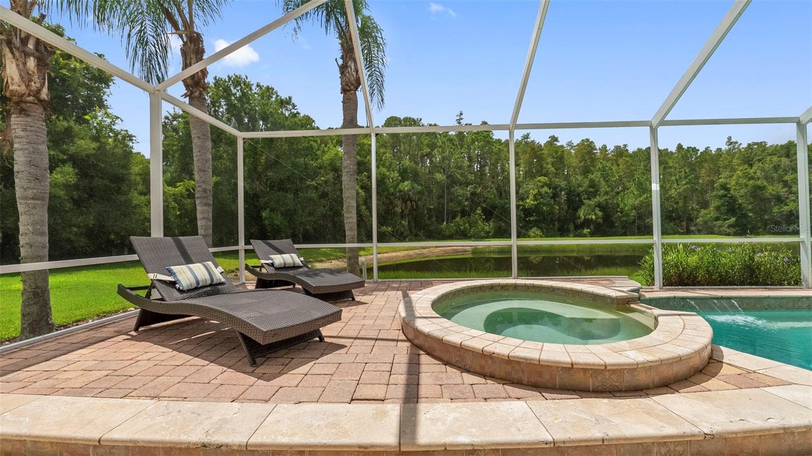 Pool/Spa/Seating Area - 20101 FAIR HILL WAY, TAMPA