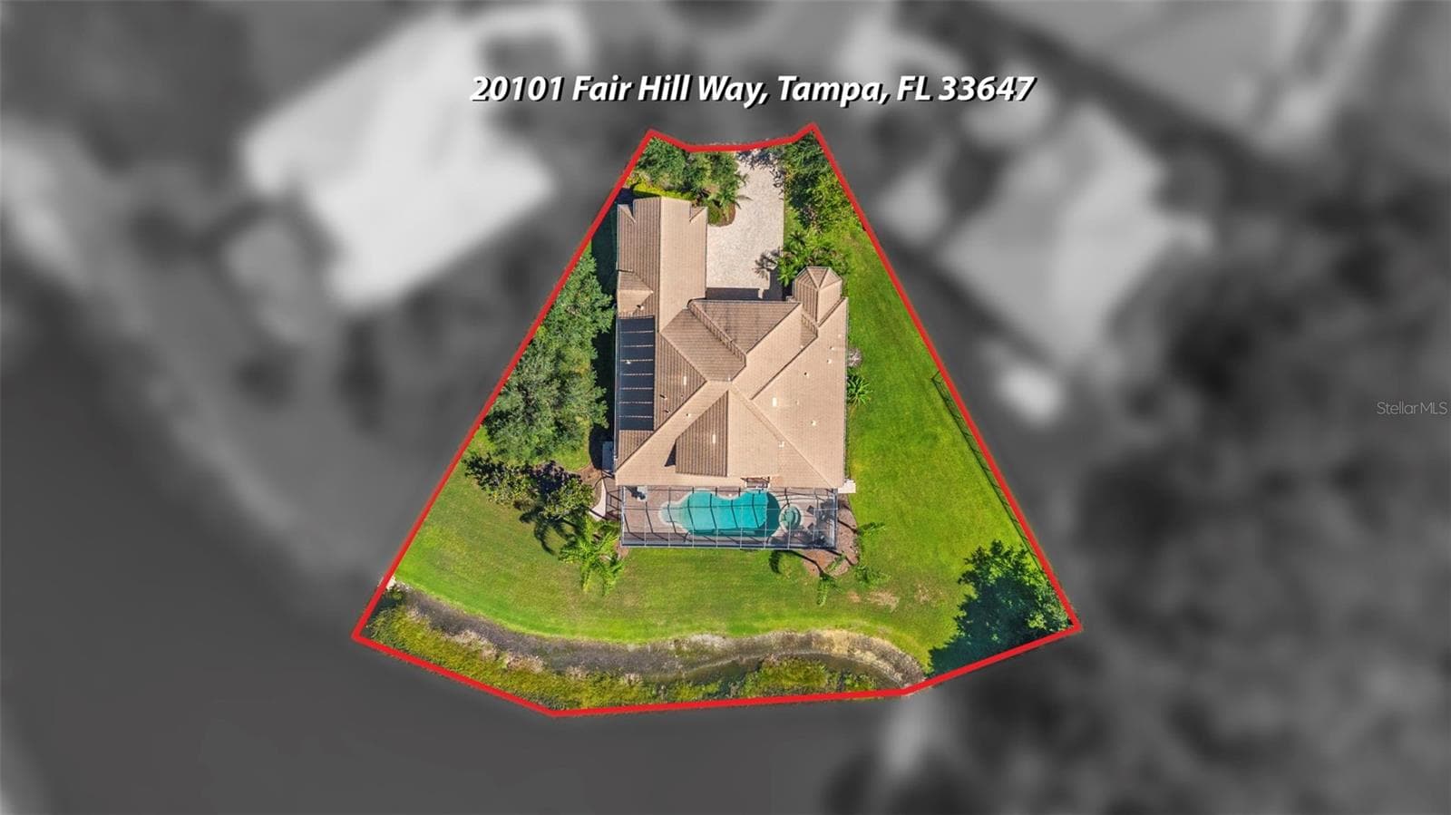 Aerial - 20101 FAIR HILL WAY, TAMPA