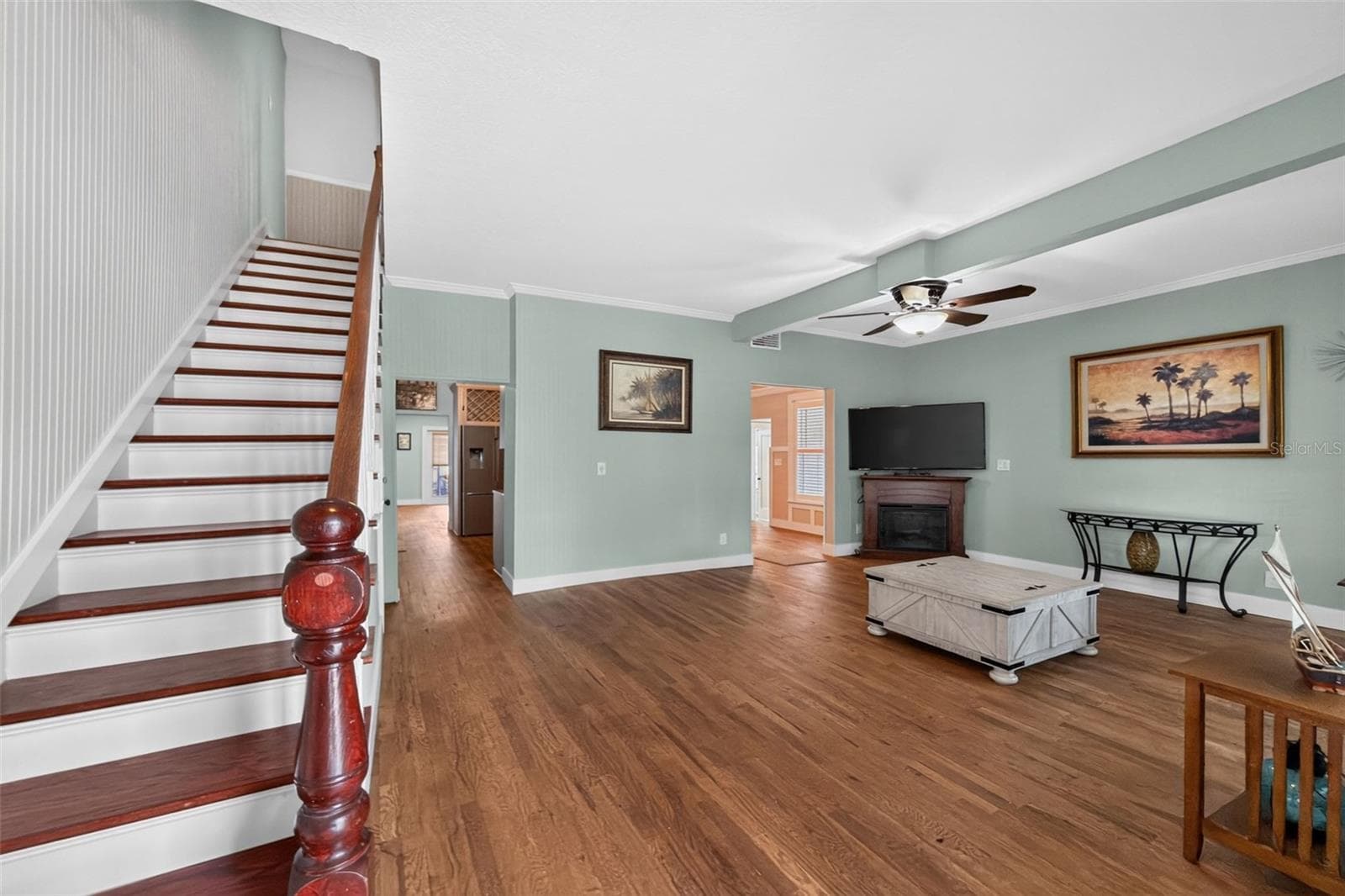 Stairway to 2nd floor - 502 W MARION AVE, PUNTA GORDA