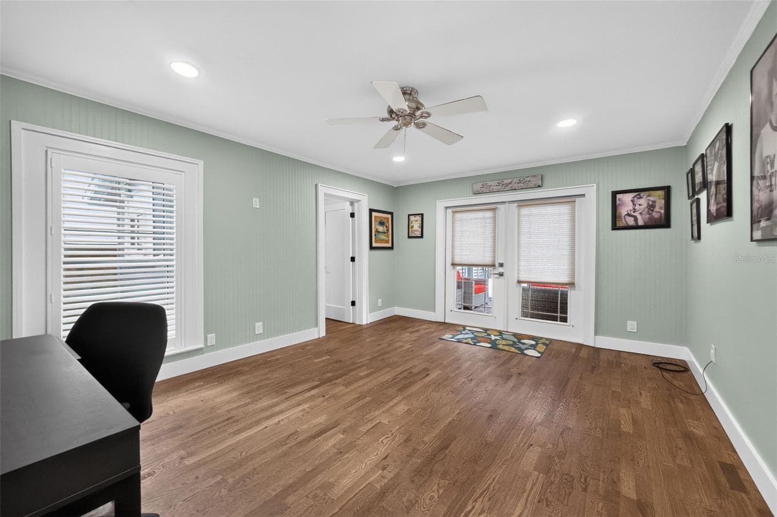 French doors leading to rear lanai - 502 W MARION AVE, PUNTA GORDA