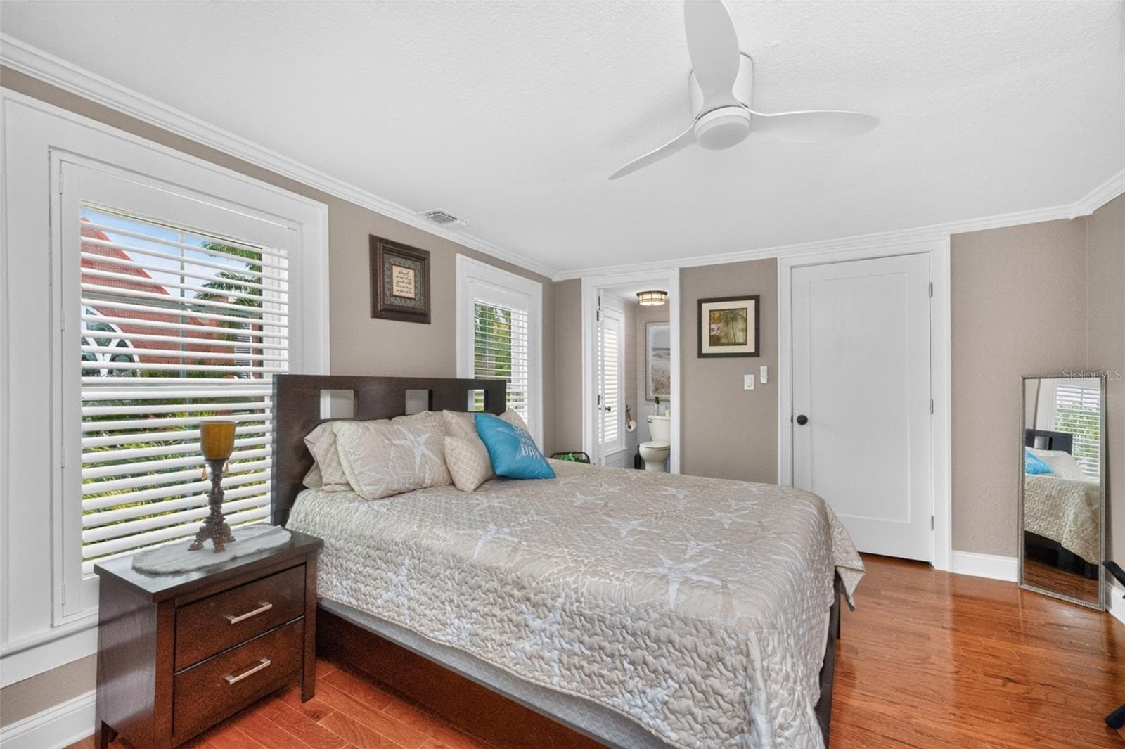 #2 Primary bedroom with church view in front of house - 502 W MARION AVE, PUNTA GORDA