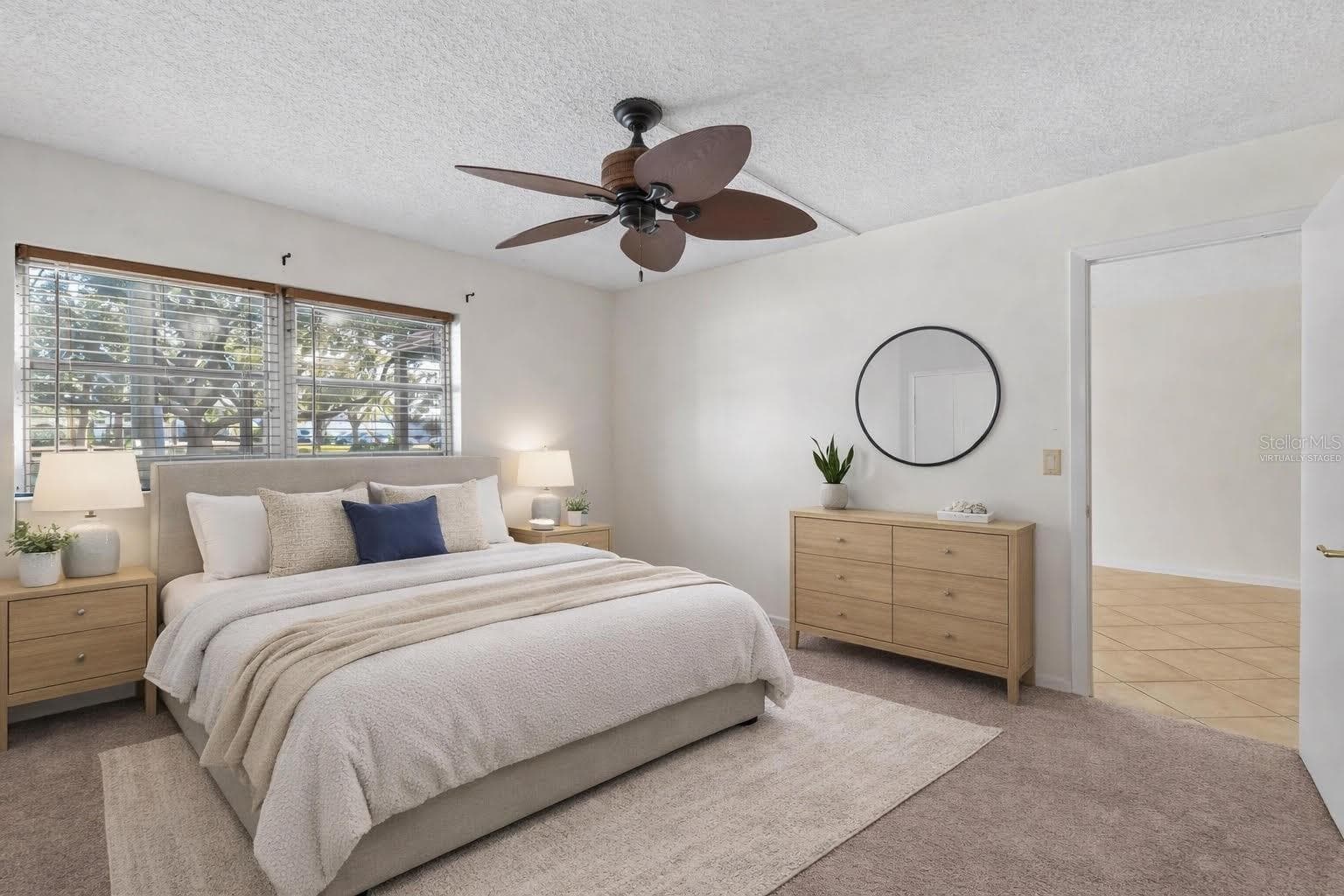 Virtually Staged Bedroom - 509 PARKDALE MEWS #509, VENICE