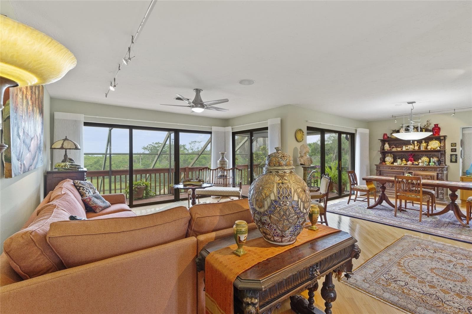 Living, dining and porches - 609 42ND STREET CT W, PALMETTO