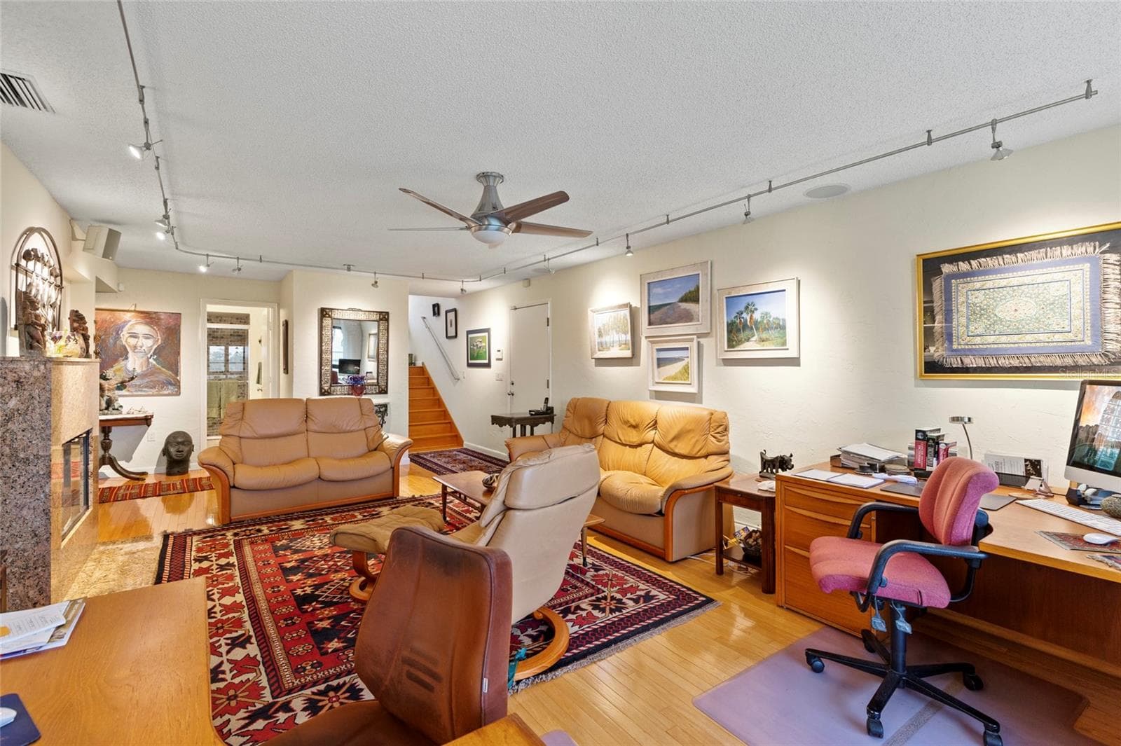 From back to front entrance first floor living room - 609 42ND STREET CT W, PALMETTO