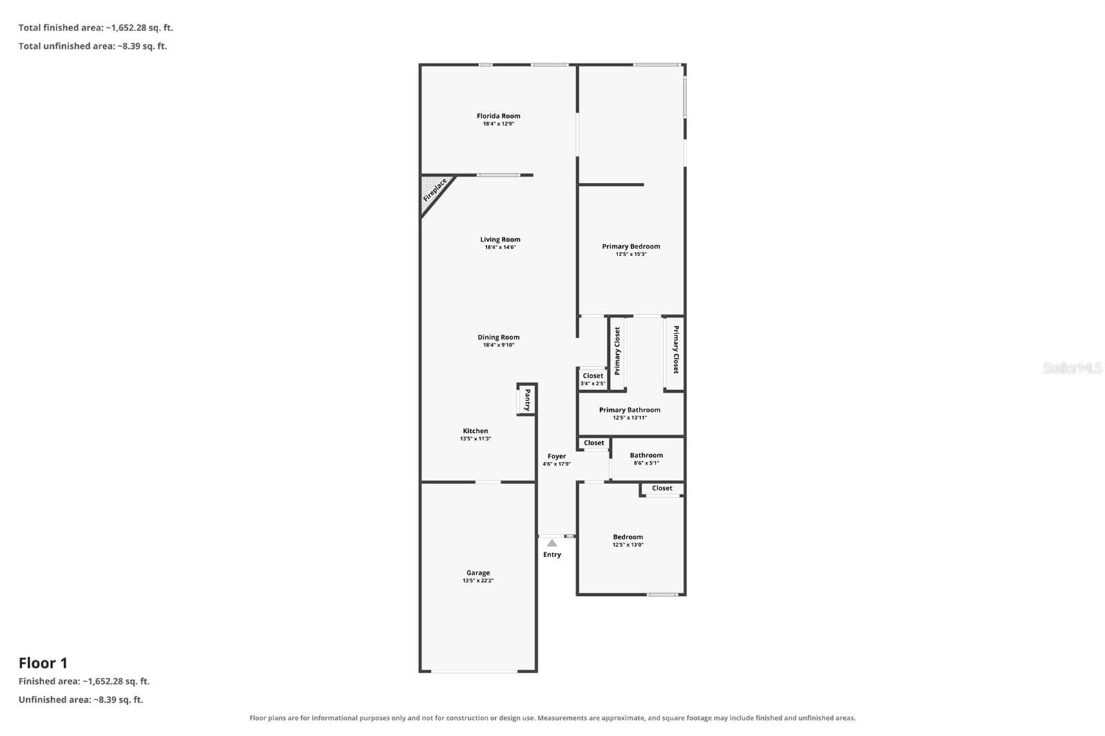 Floor Plan - 3610 NE 16TH PL, OCALA