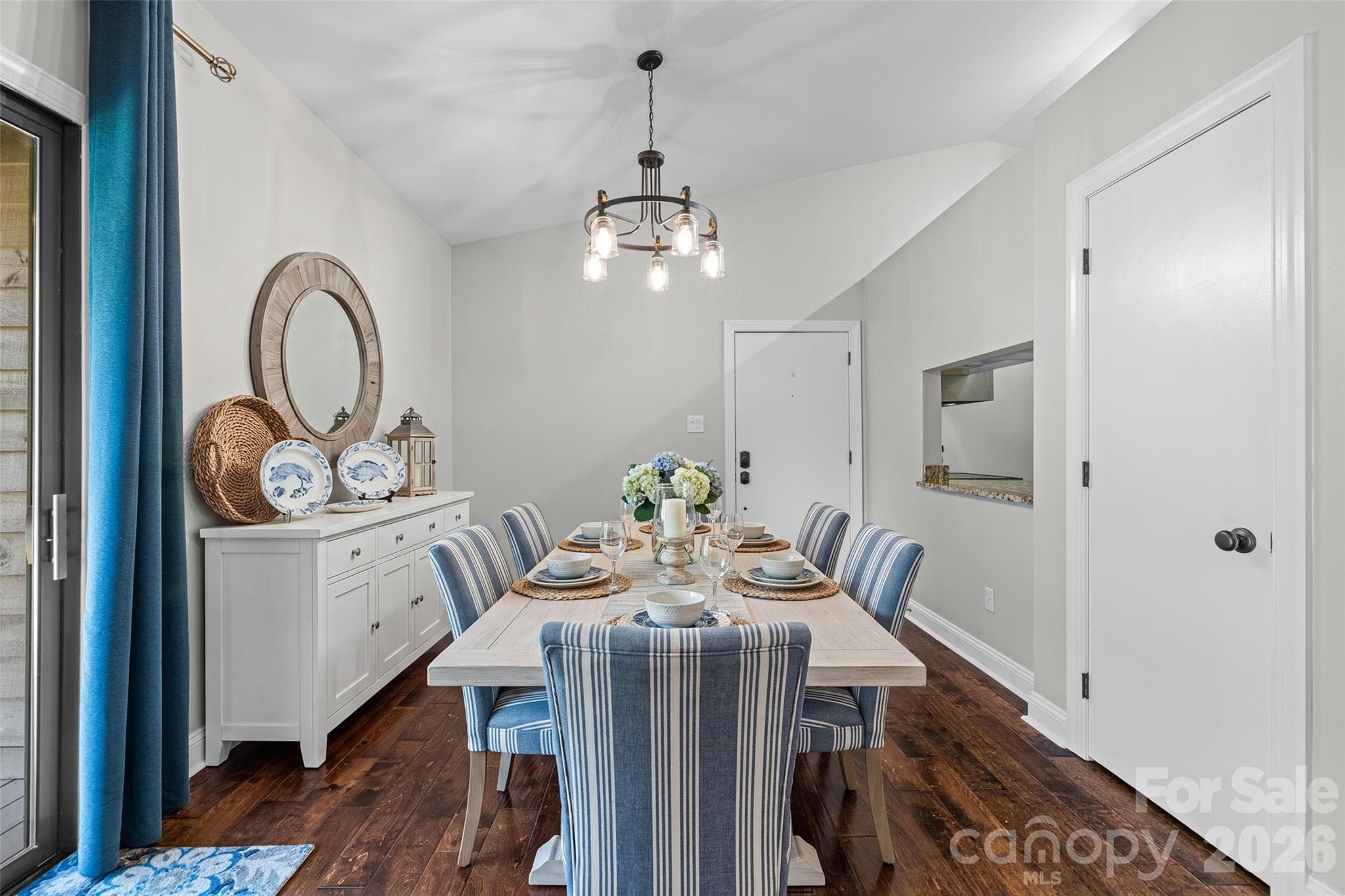 Virtually staged dining room - 4160 Charlotte Highway, Lake Wylie