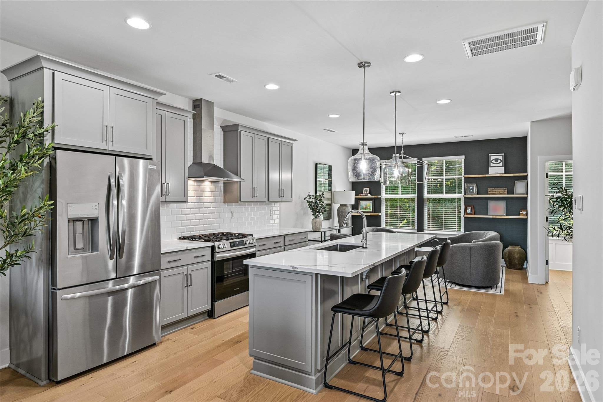Kitchen on 2nd Level - 739 Beaty Street, Davidson