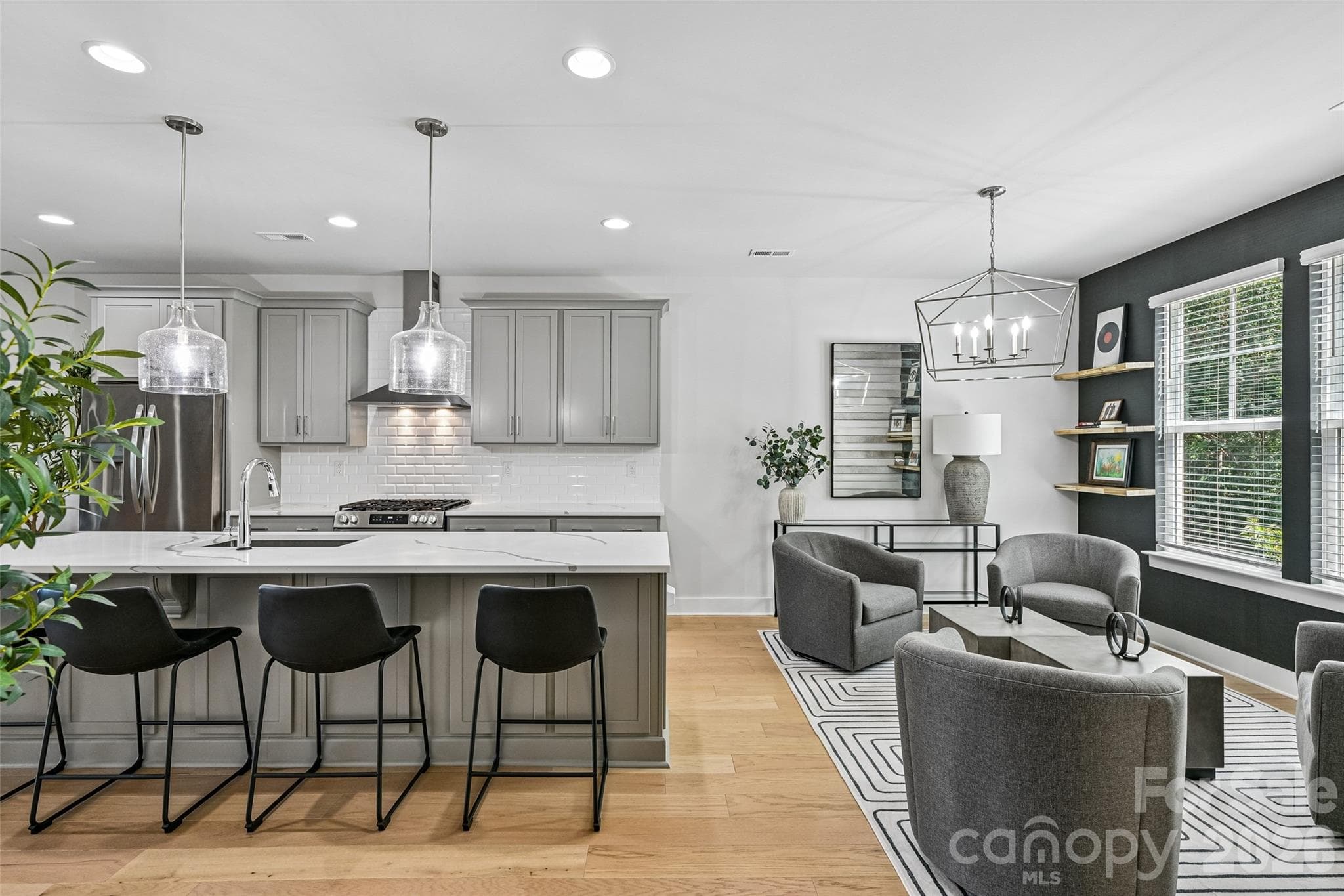 Kitchen on 2nd Level - 739 Beaty Street, Davidson