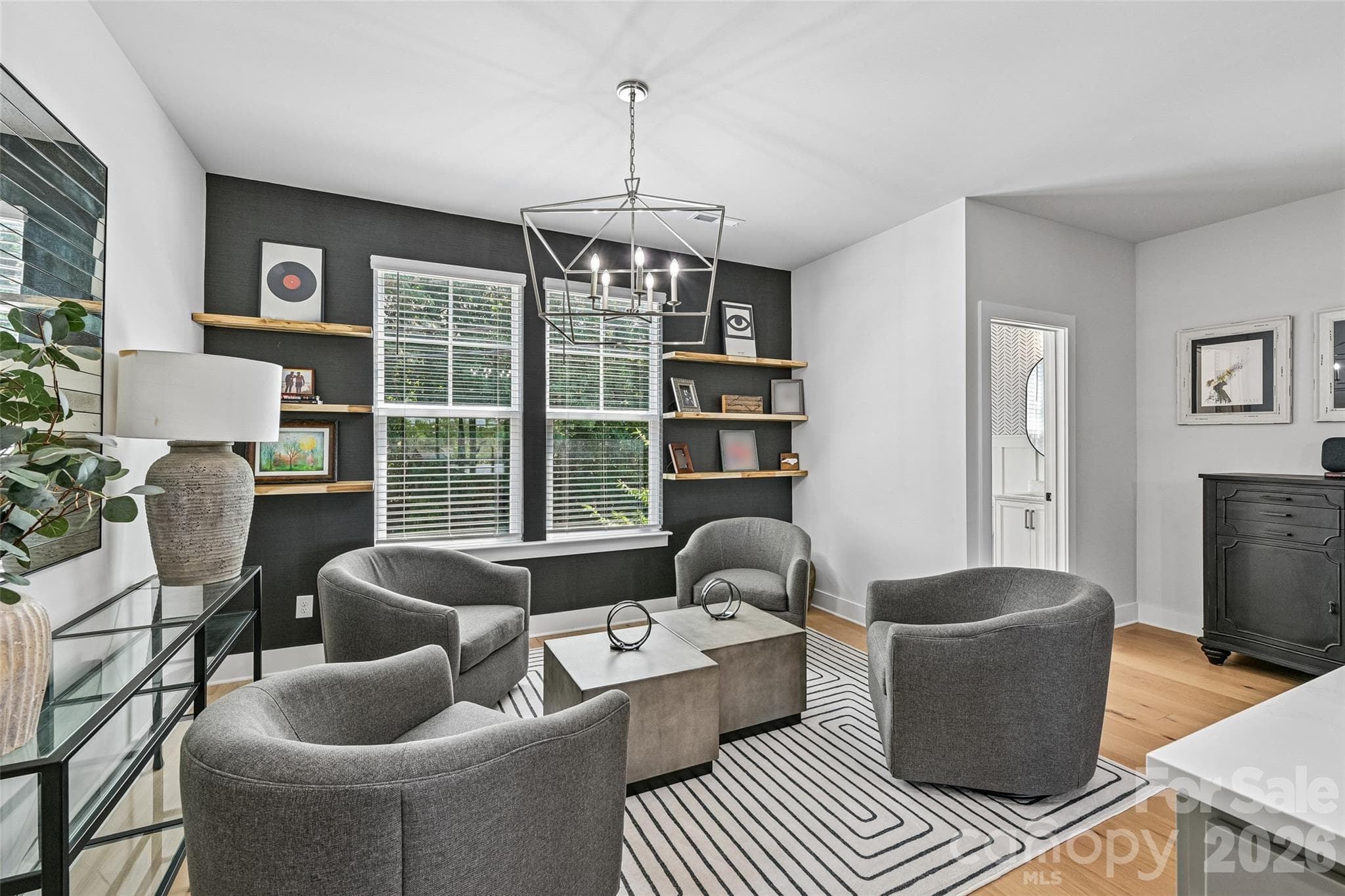 Sitting Room/Dining Room on 2nd Level - 739 Beaty Street, Davidson