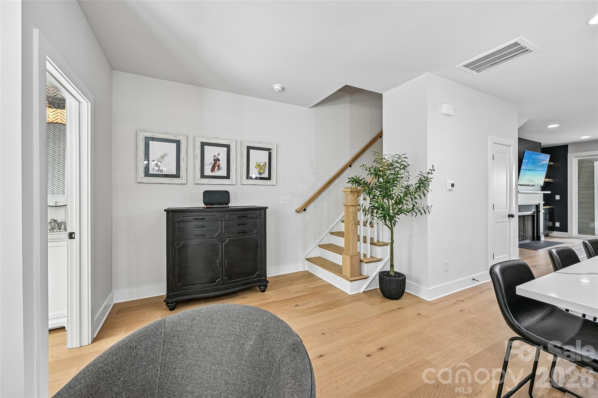 Stairs to 3rd Level - 739 Beaty Street, Davidson